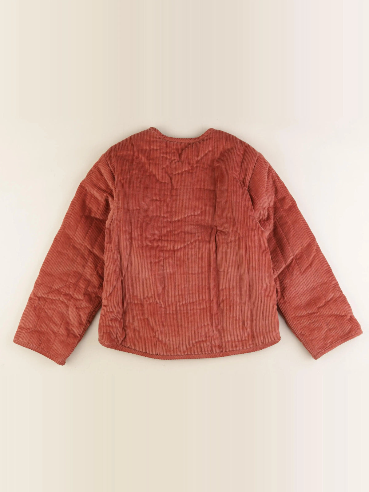 Veste Cléophée velours terracotta