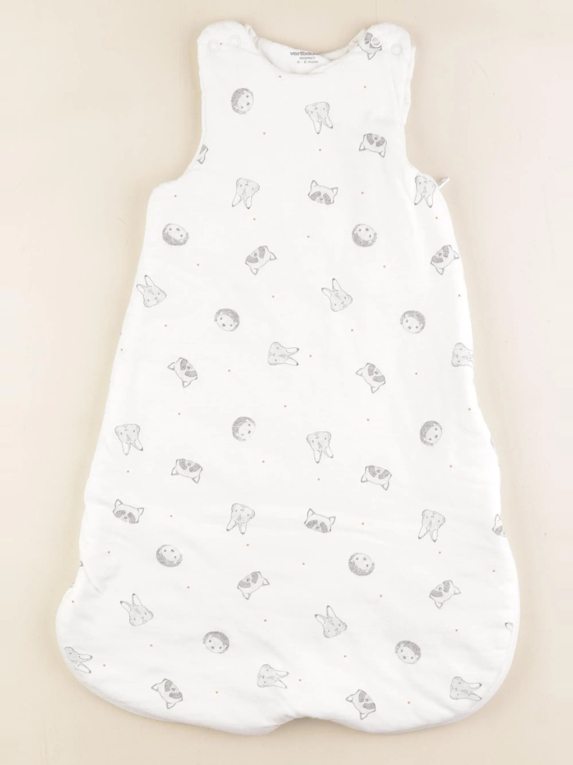 Vertbaudet - gigoteuse TOG 2 blanc - 0/6 mois
