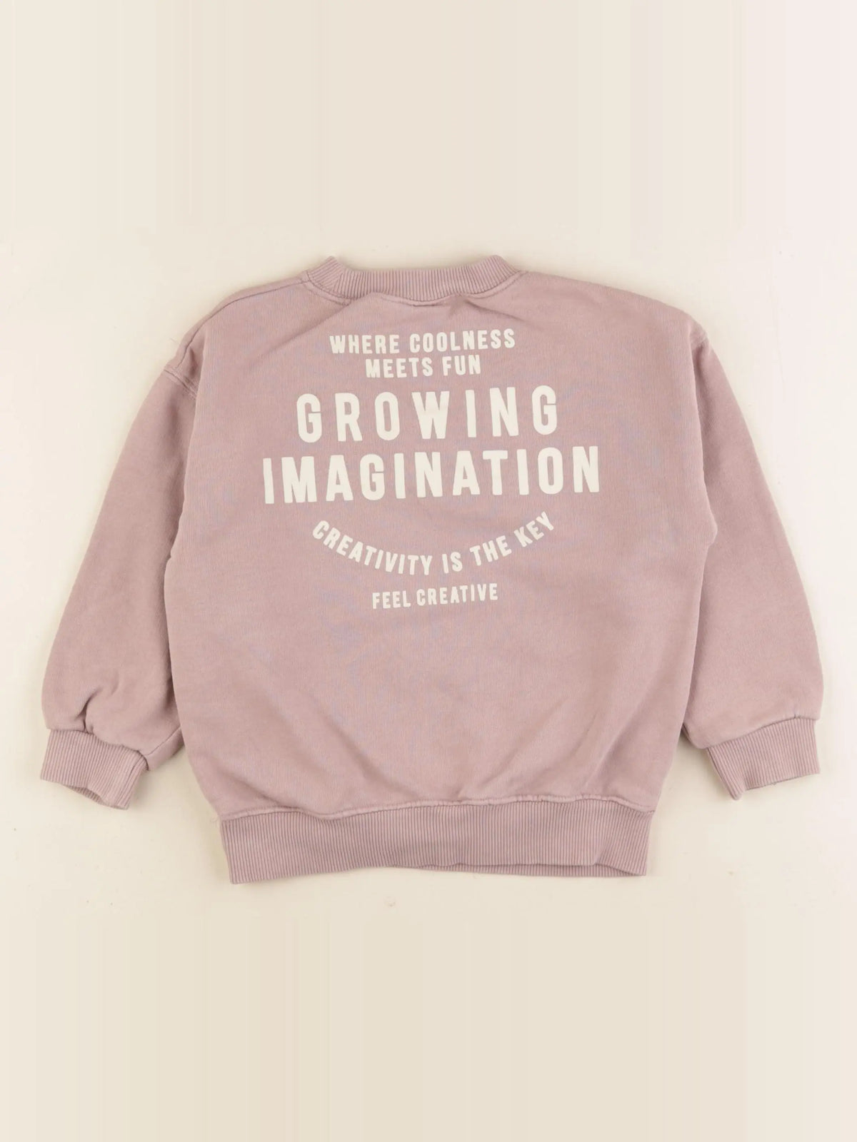 Zara - sweat rose - 18/24 mois