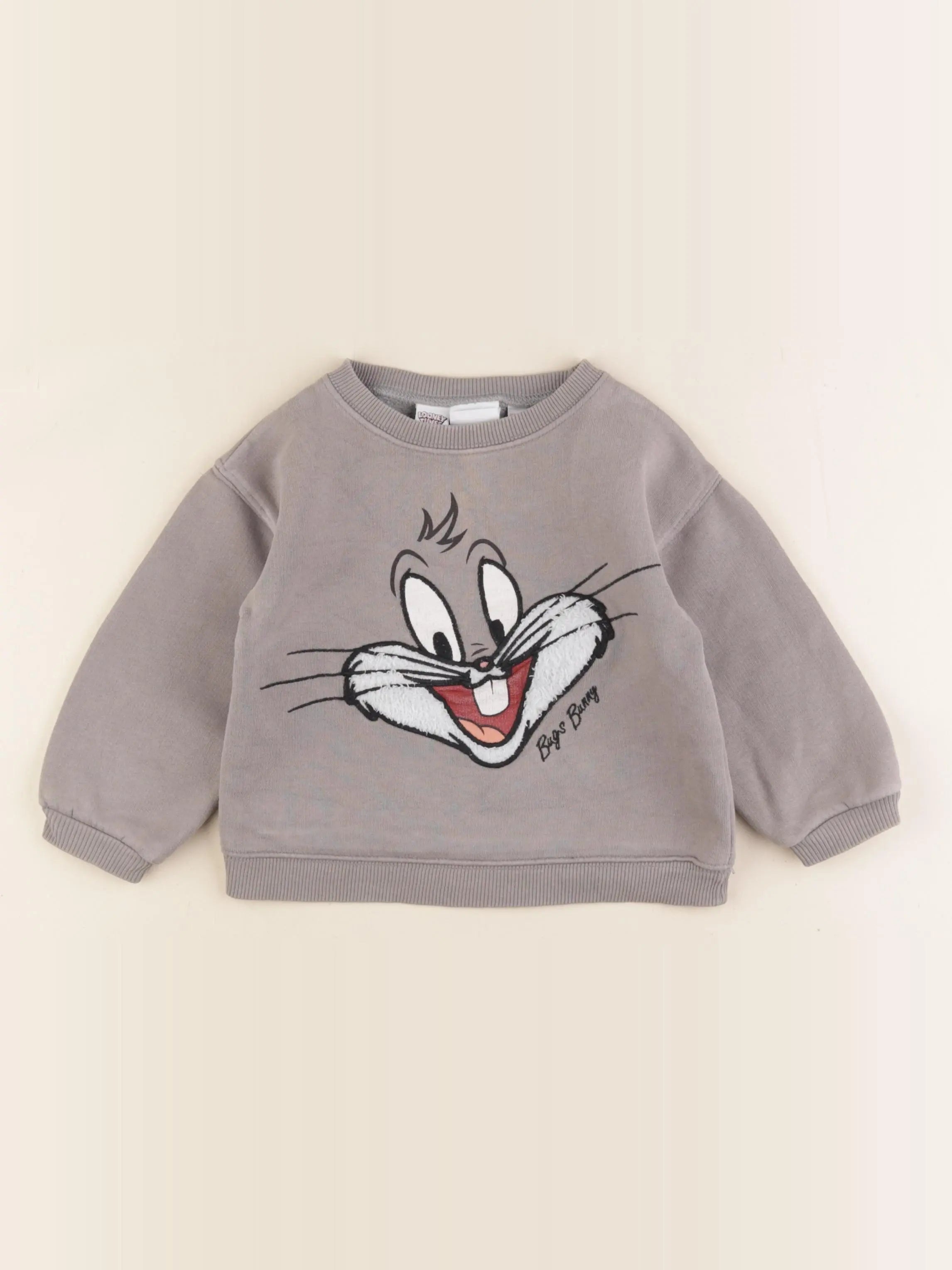 Zara - sweat gris - 18/24 mois