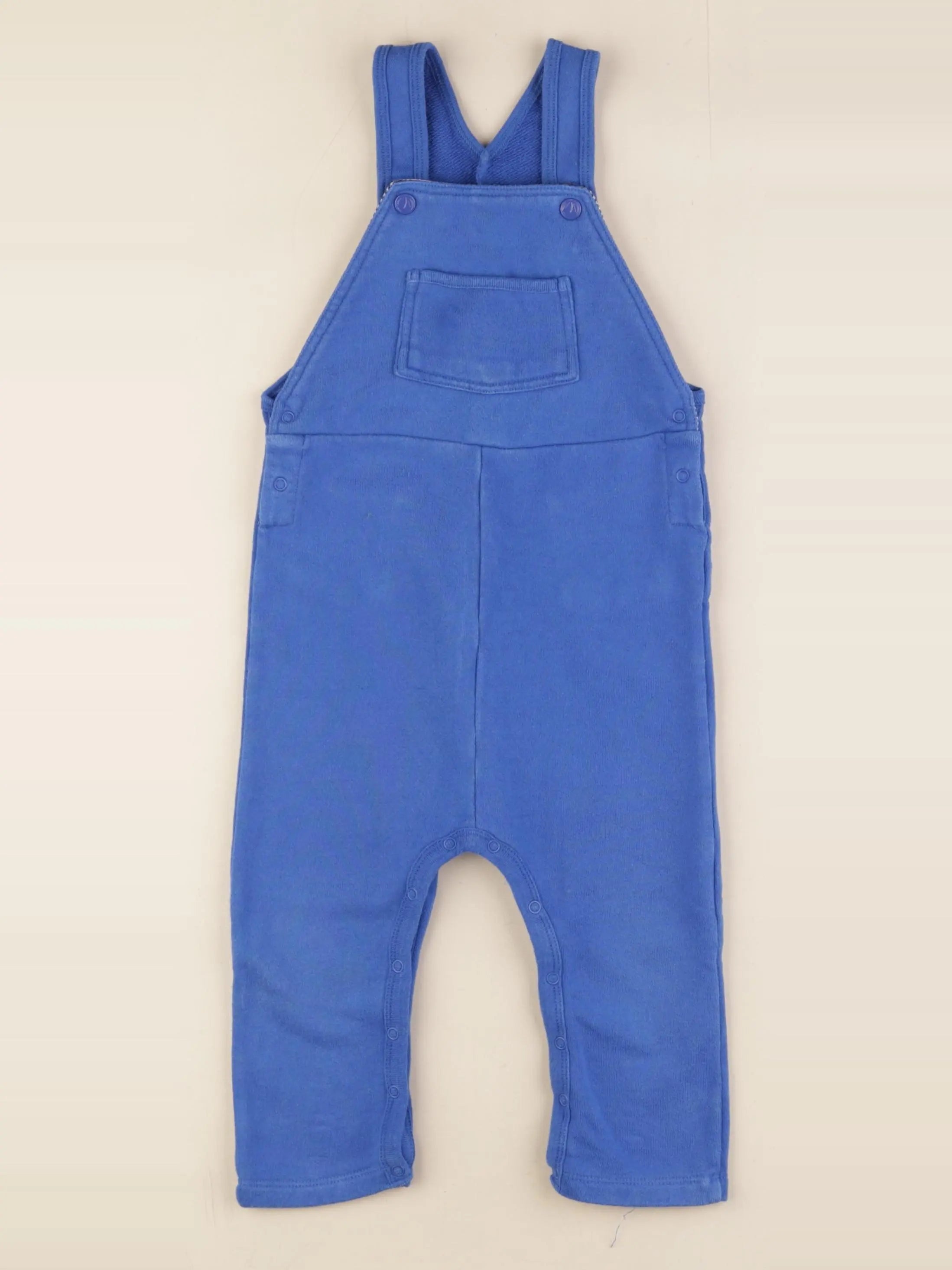 Petit Bateau - salopette bleu - 24 mois