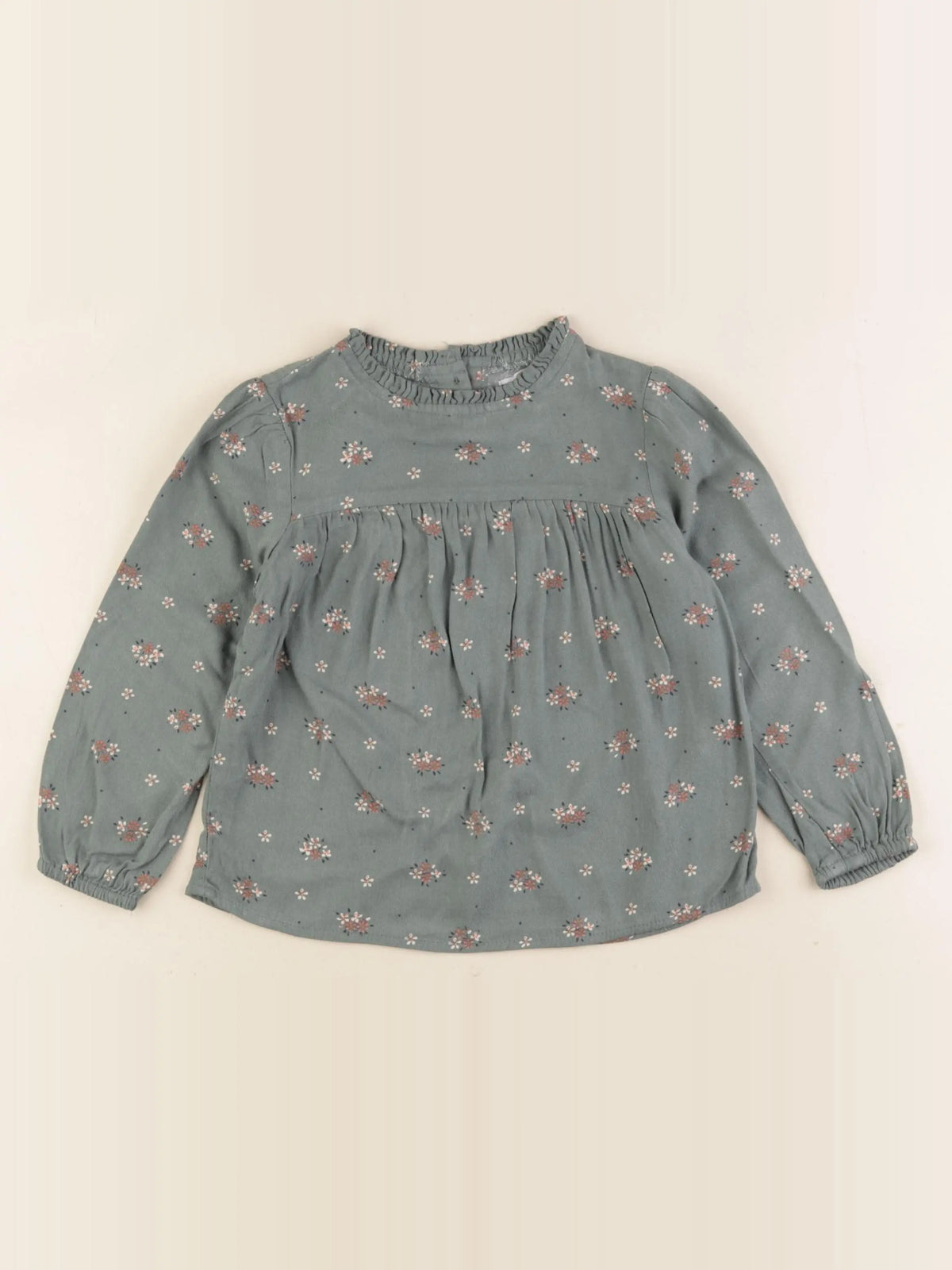 Vertbaudet - blouse vert - 4 ans