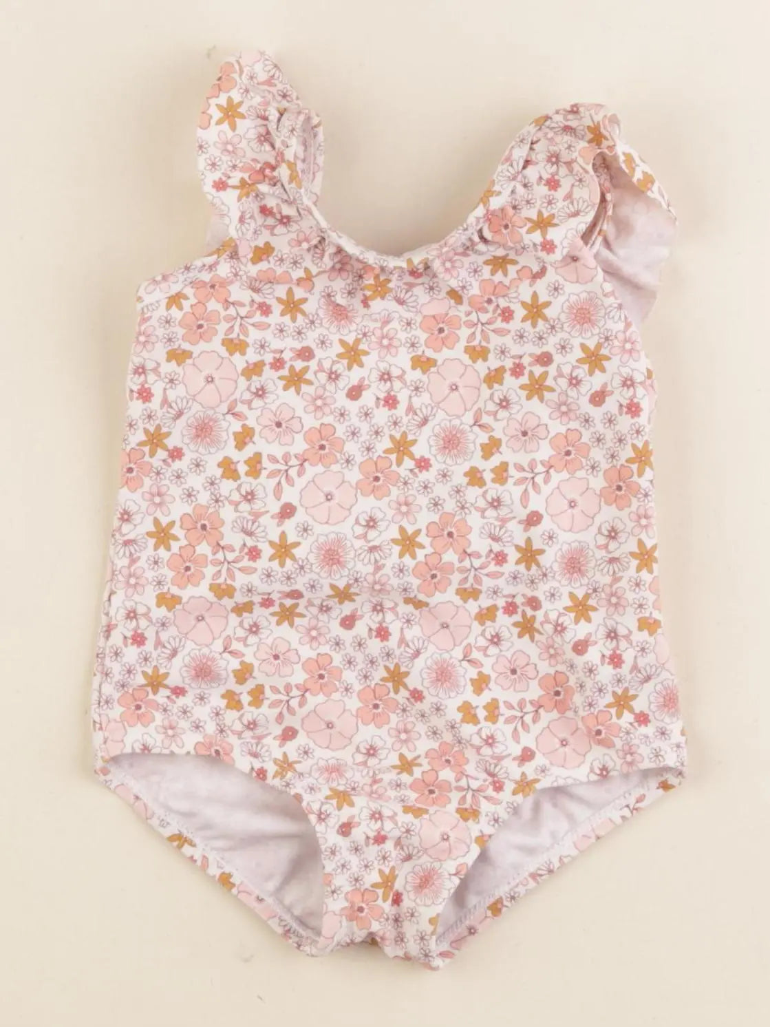 Vertbaudet - maillot de bain rose - 9 mois