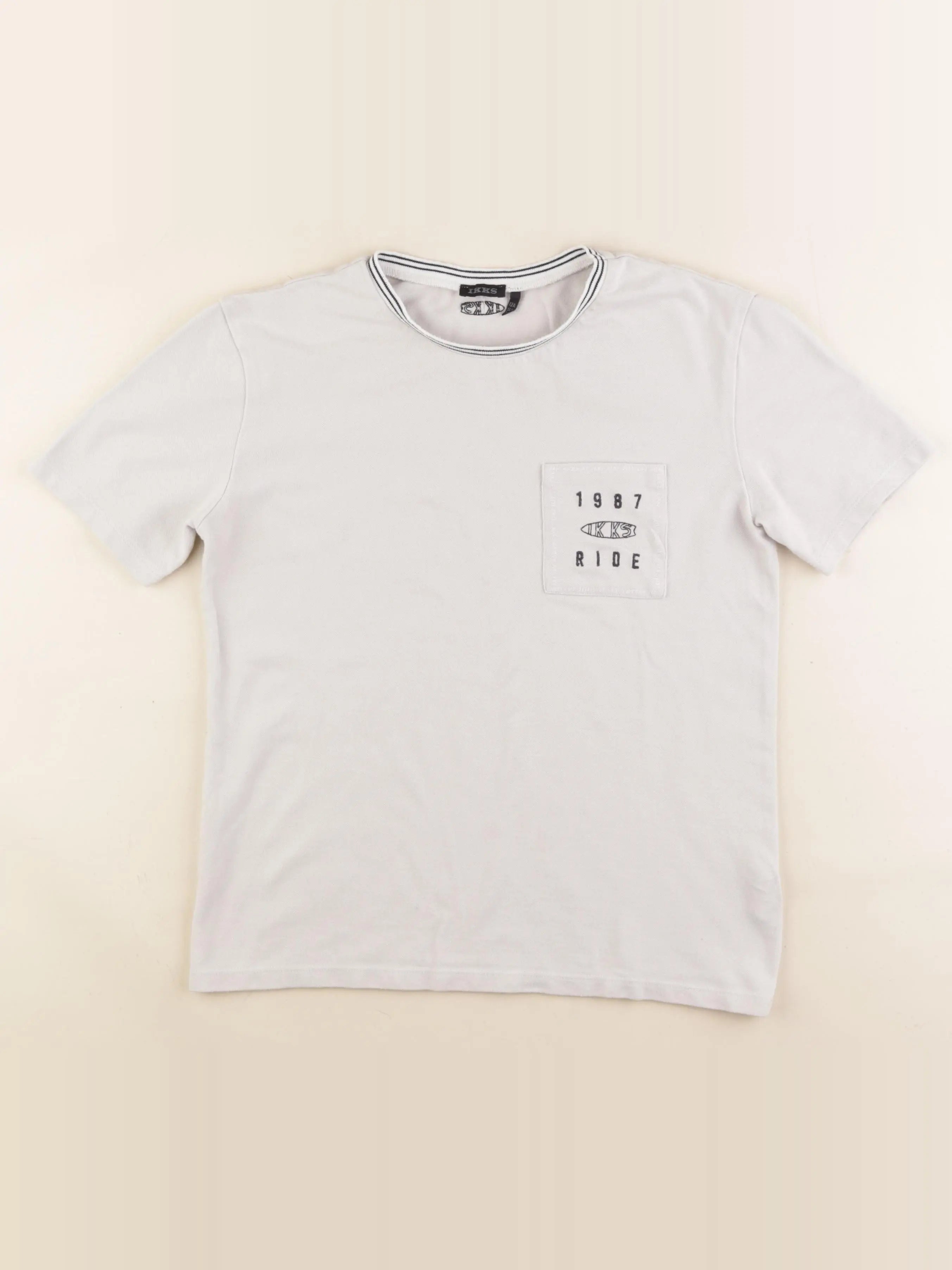 IKKS - tee-shirt gris - 12 ans