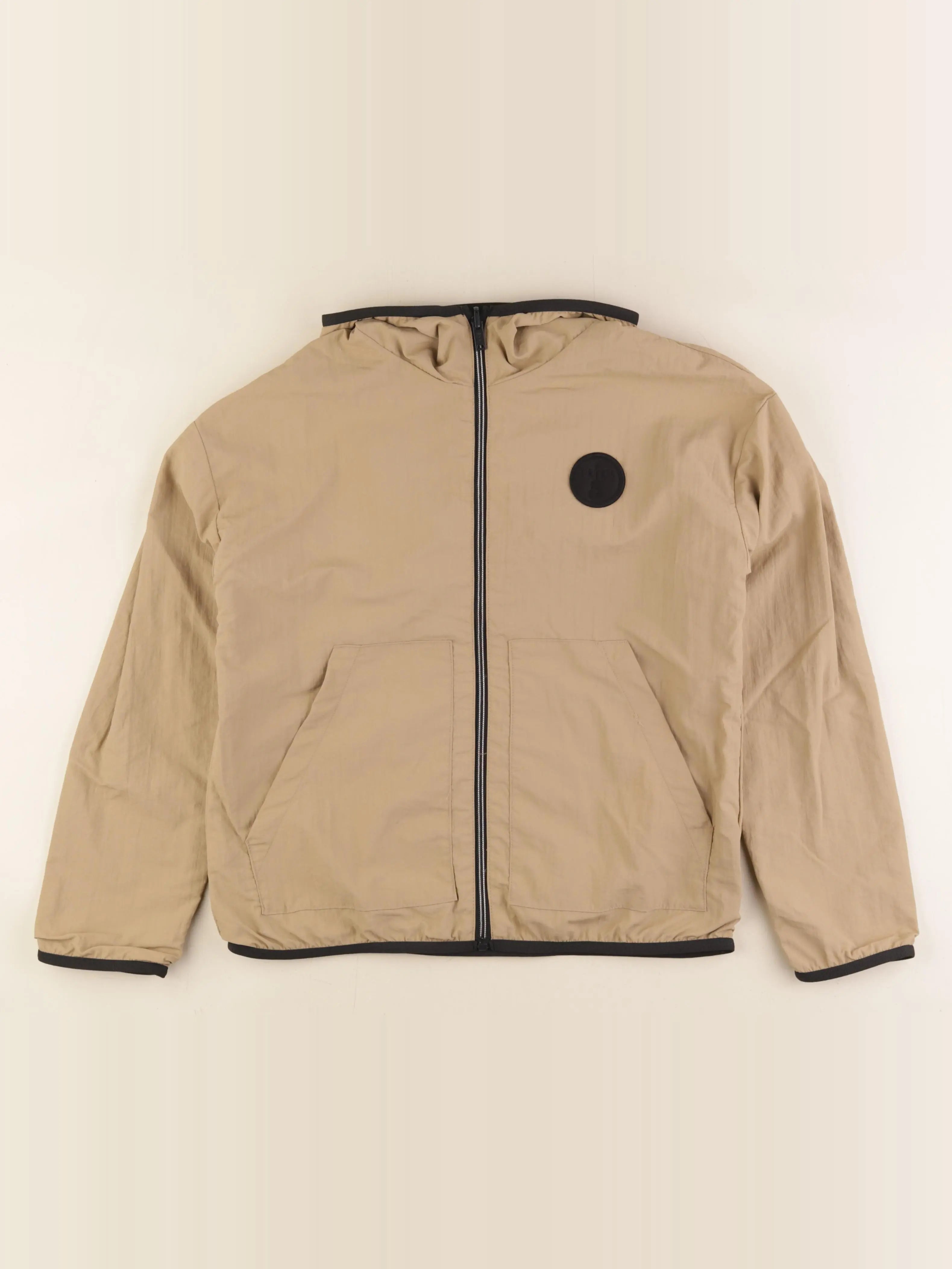 IKKS - coupe-vent réversible marron, noir - 12 ans