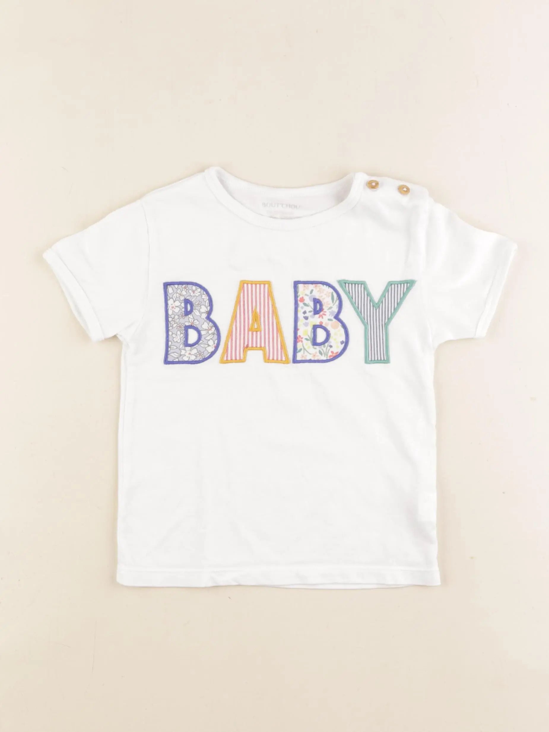 Boutchou - tee-shirt blanc - 24 mois