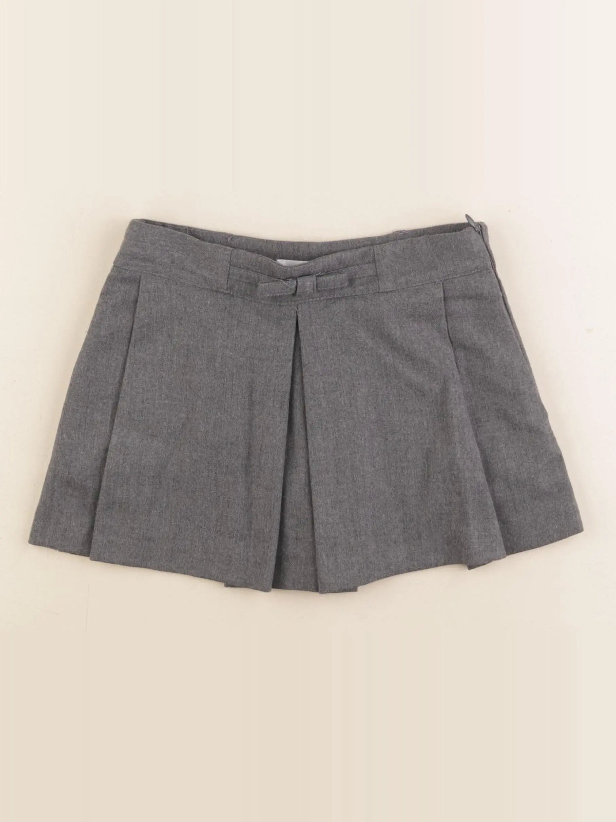 Zara - jupe short gris - 6 ans