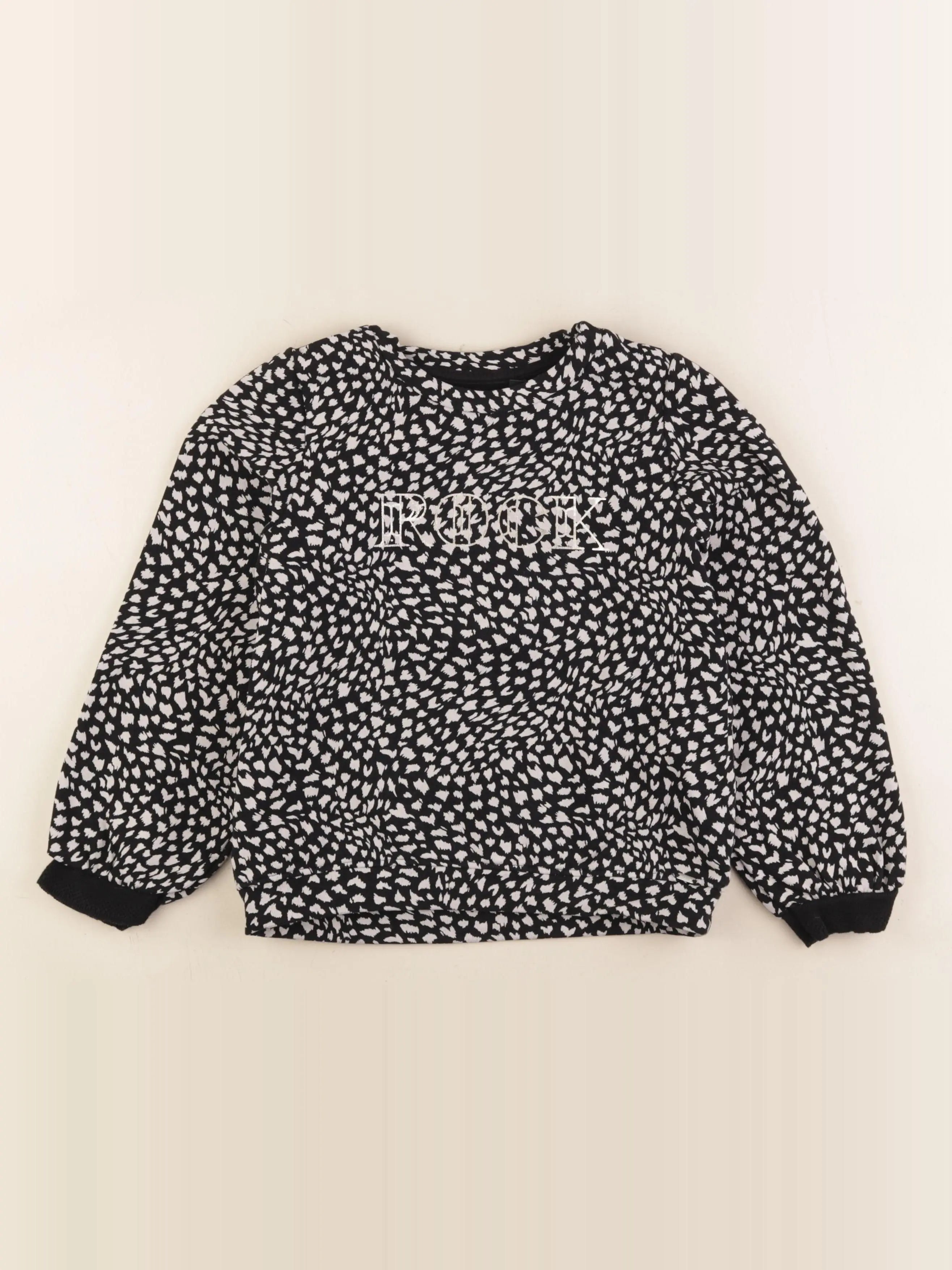 IKKS - sweat noir - 8 ans
