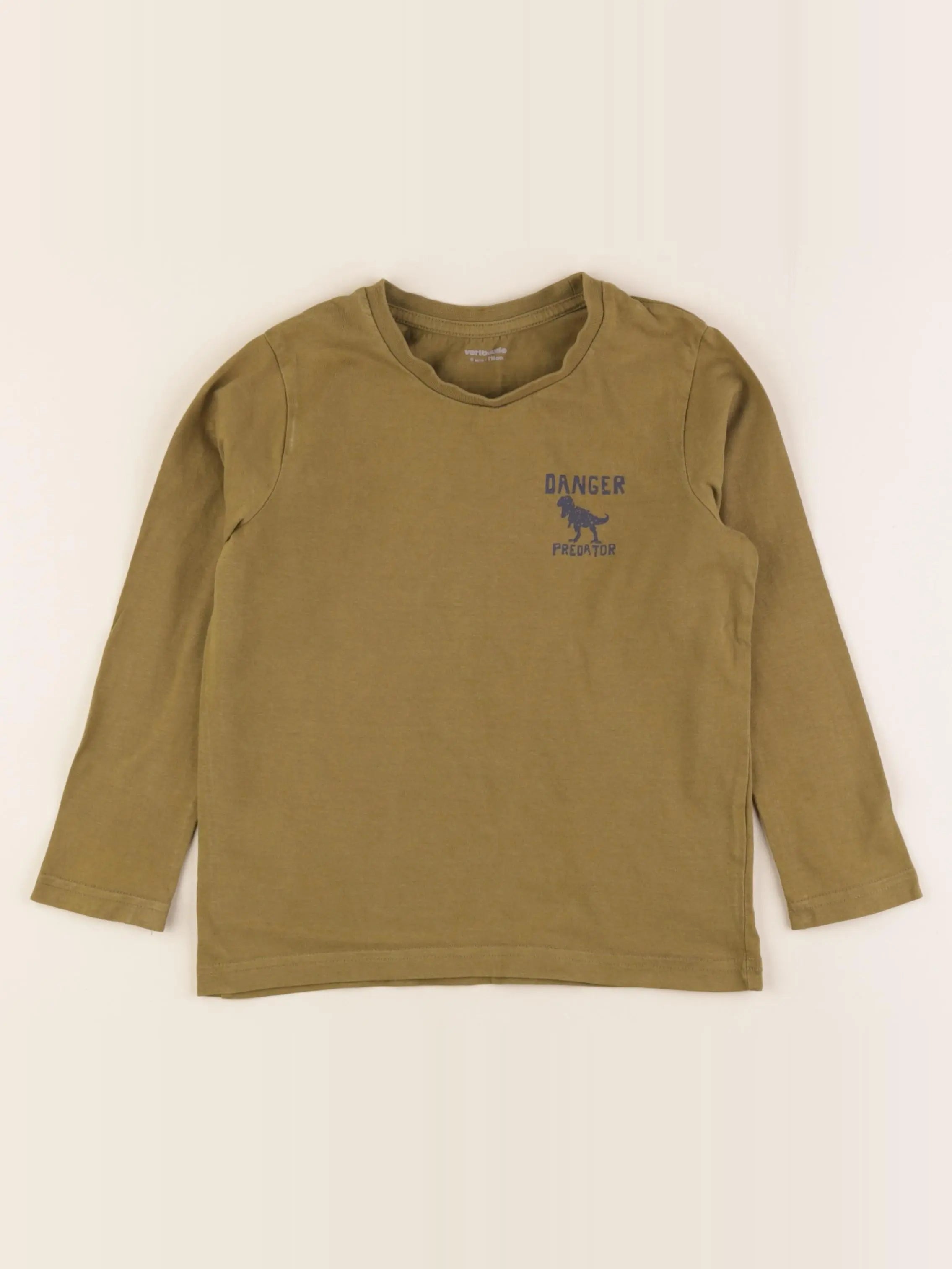 Vertbaudet - tee-shirt vert - 6 ans