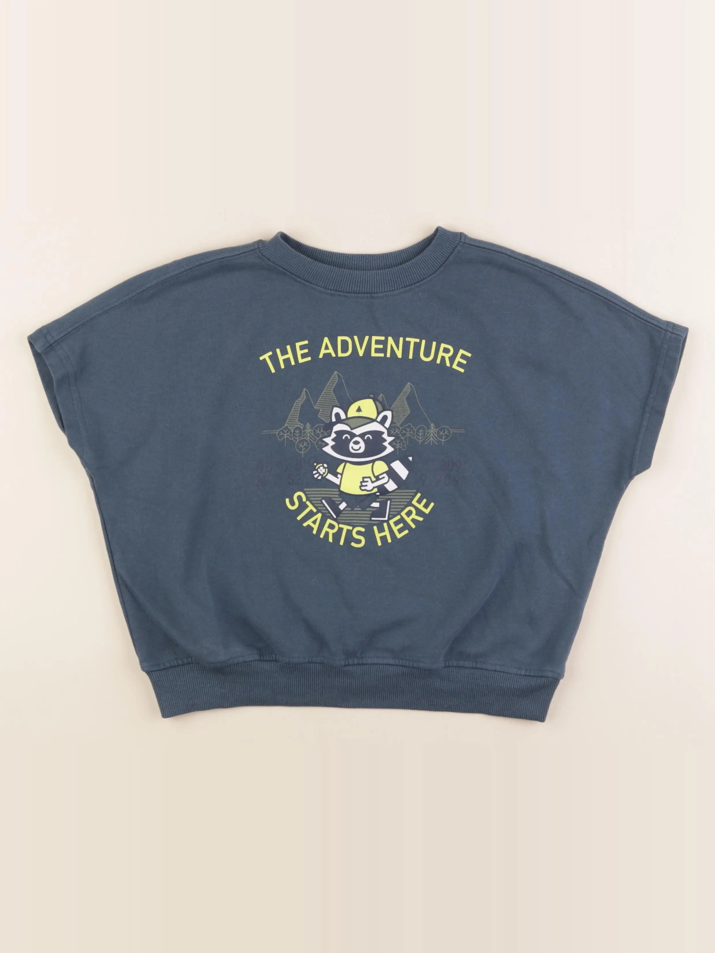 Vertbaudet - sweat bleu - 8 ans