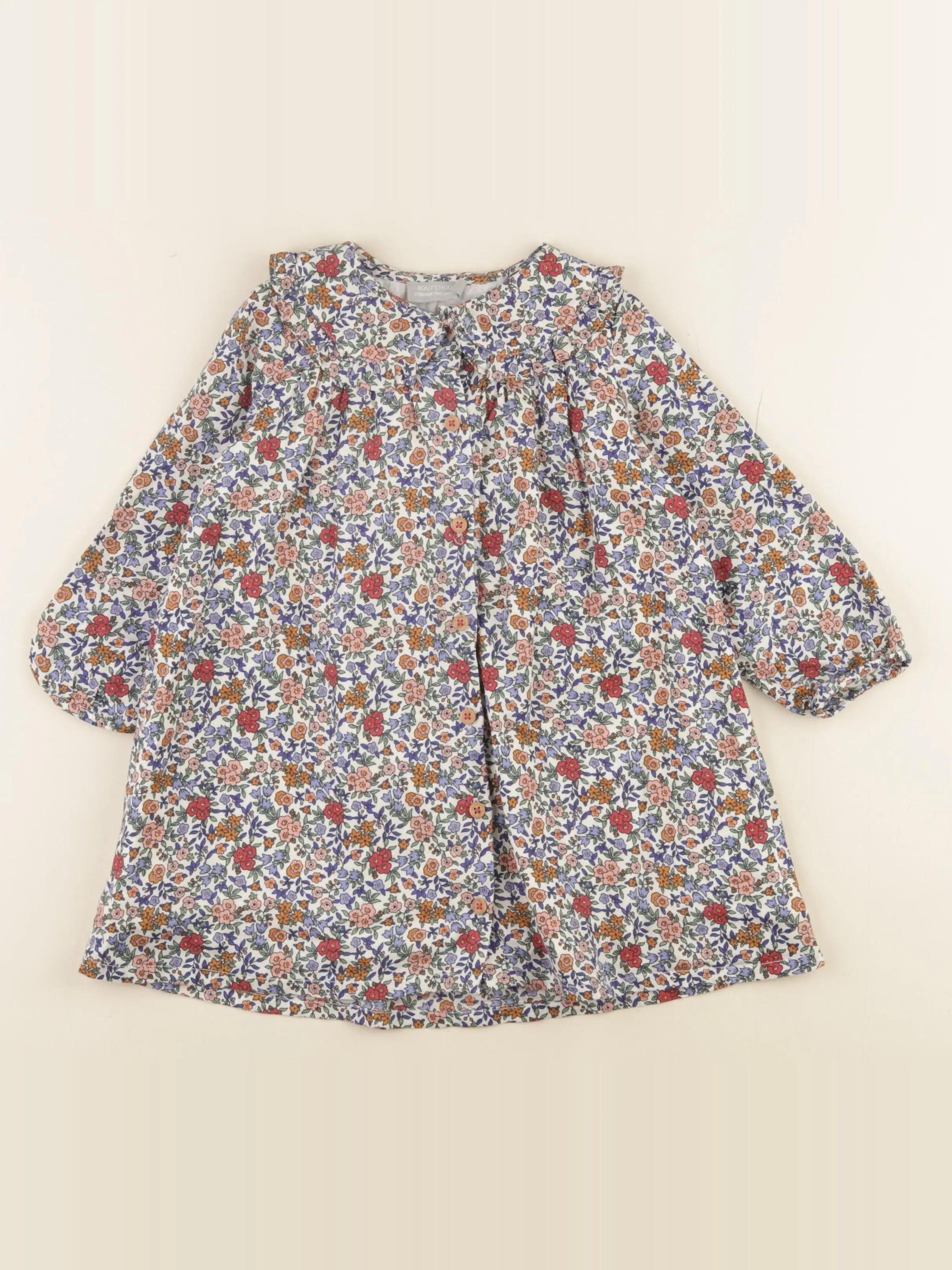 Boutchou - robe multicolore - 24 mois