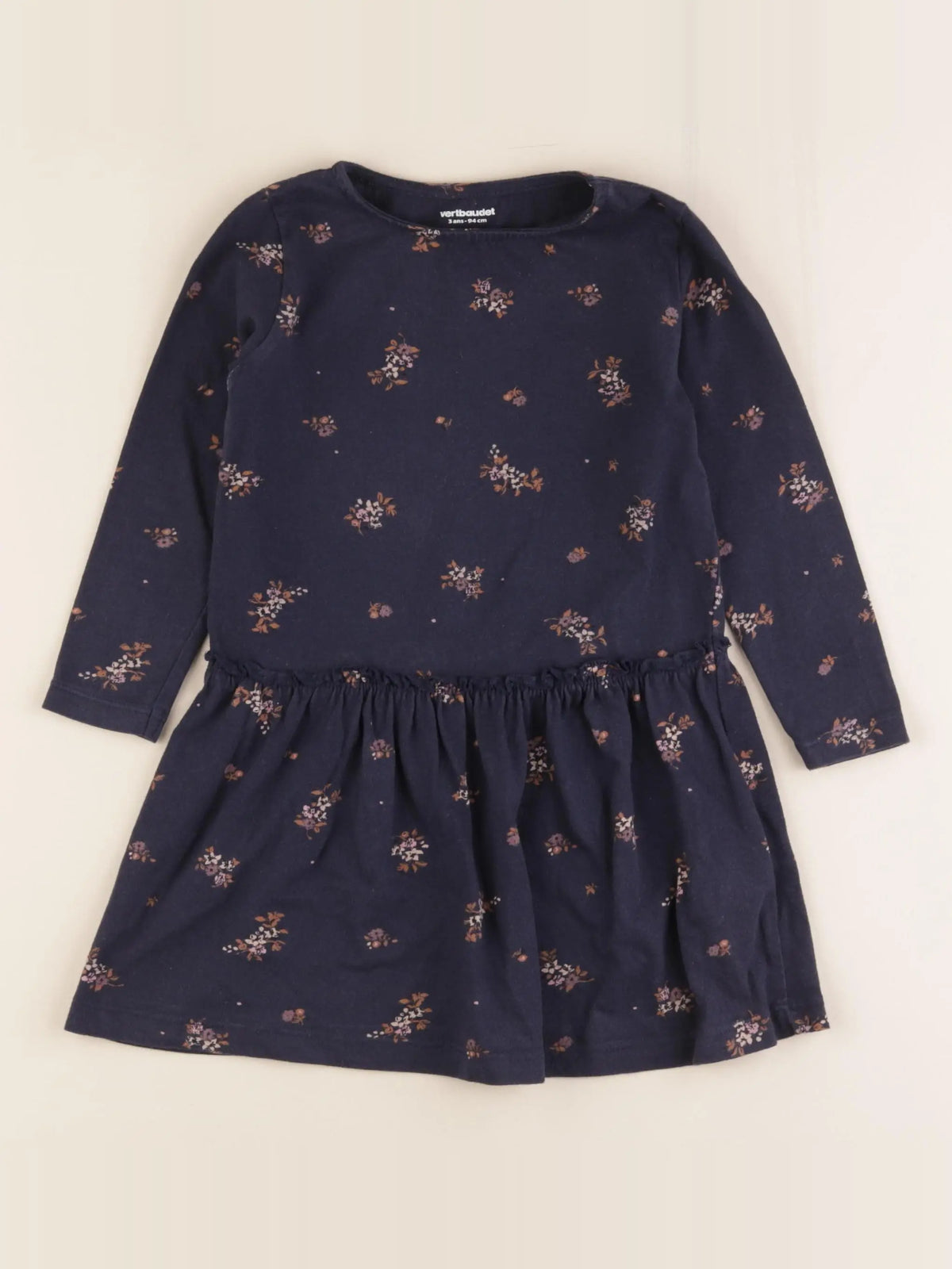 Vertbaudet - robe bleu - 3 ans
