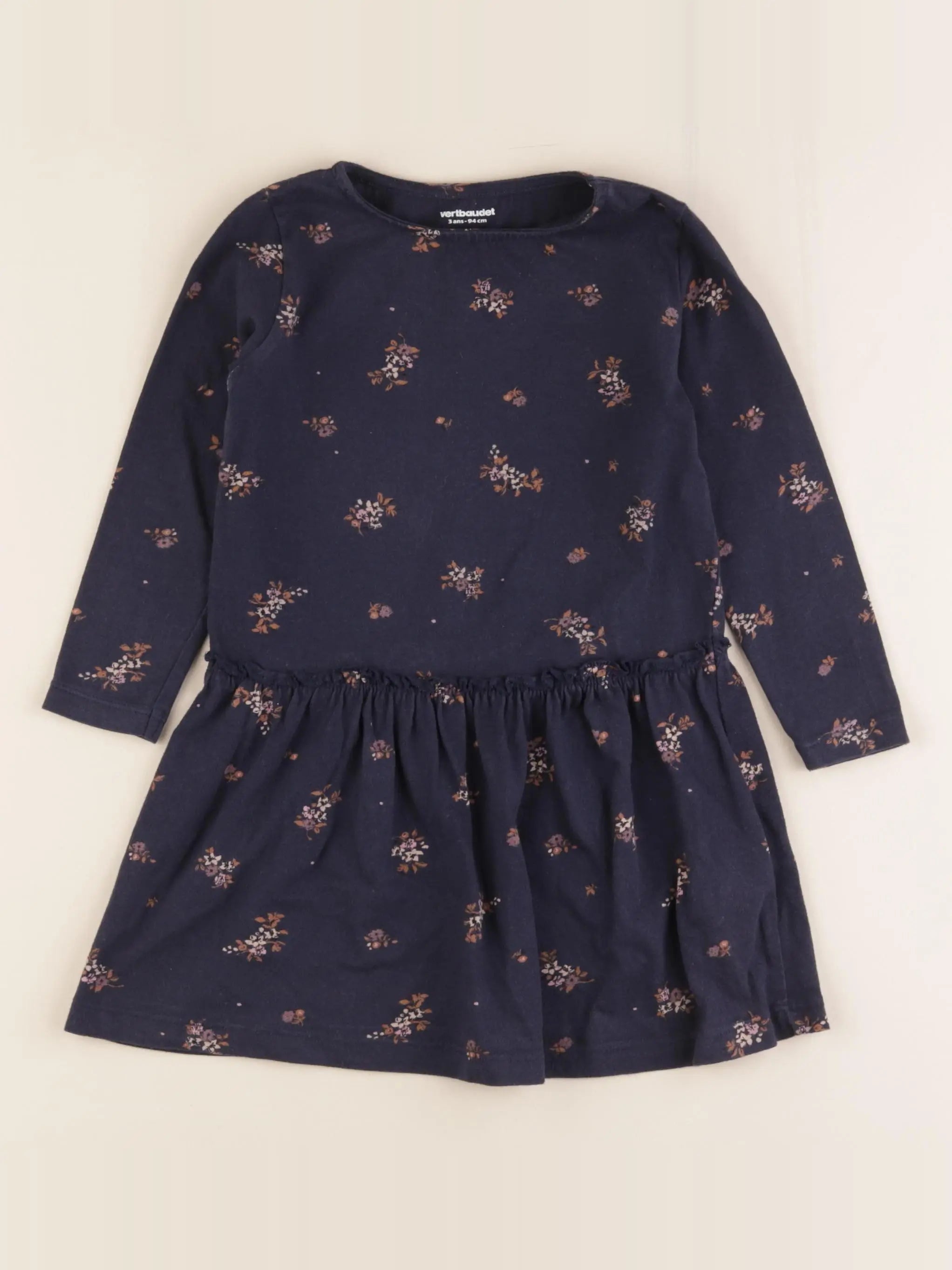 Vertbaudet - robe bleu - 3 ans