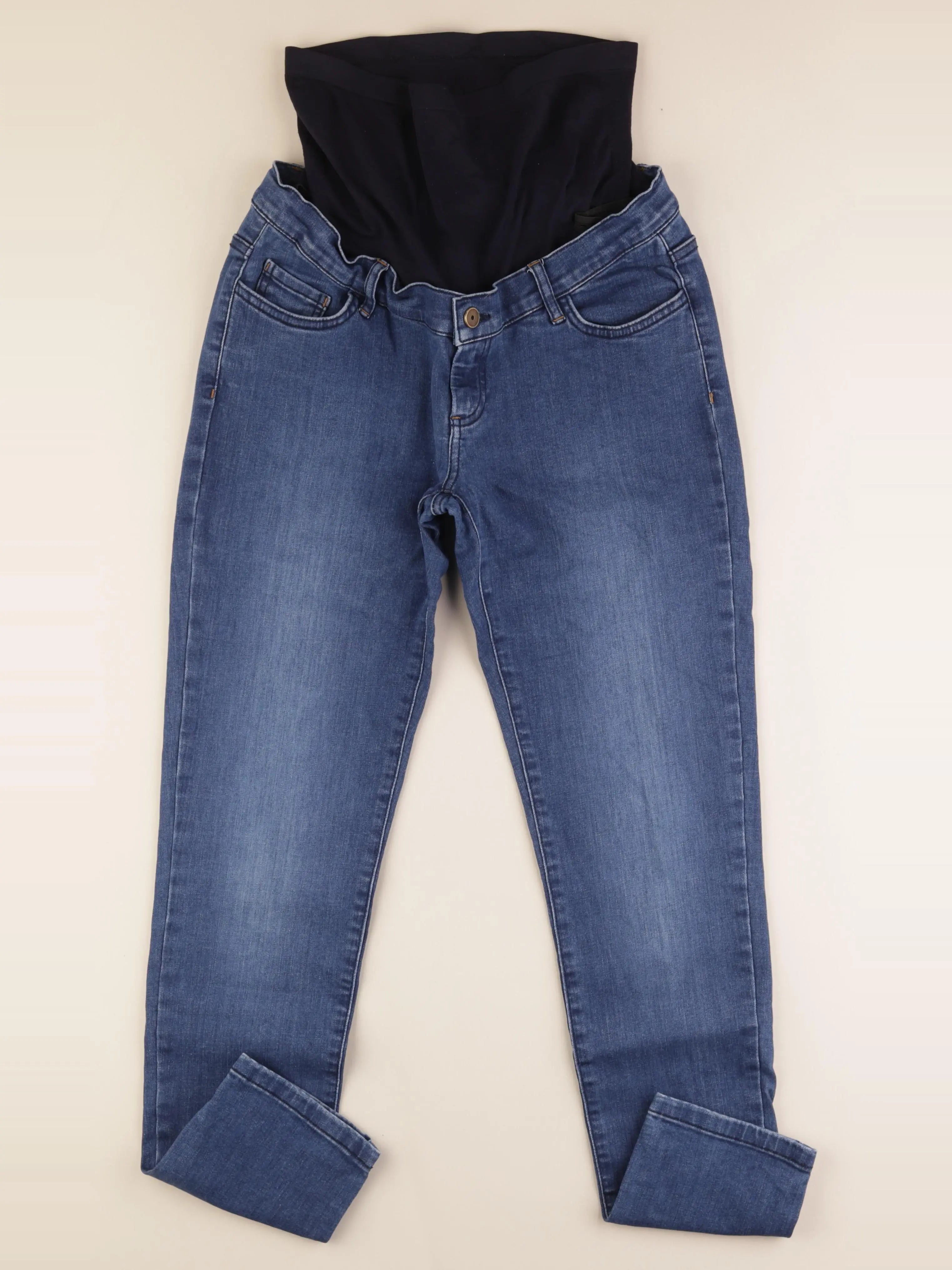 Envie de fraise - jean grossesse bleu - 38