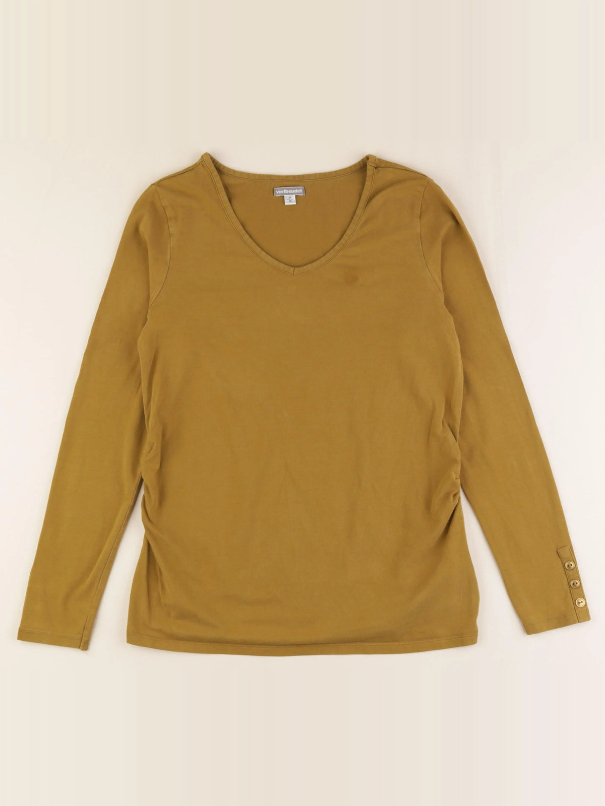 Vertbaudet - tee-shirt grossesse marron - 34 à 36
