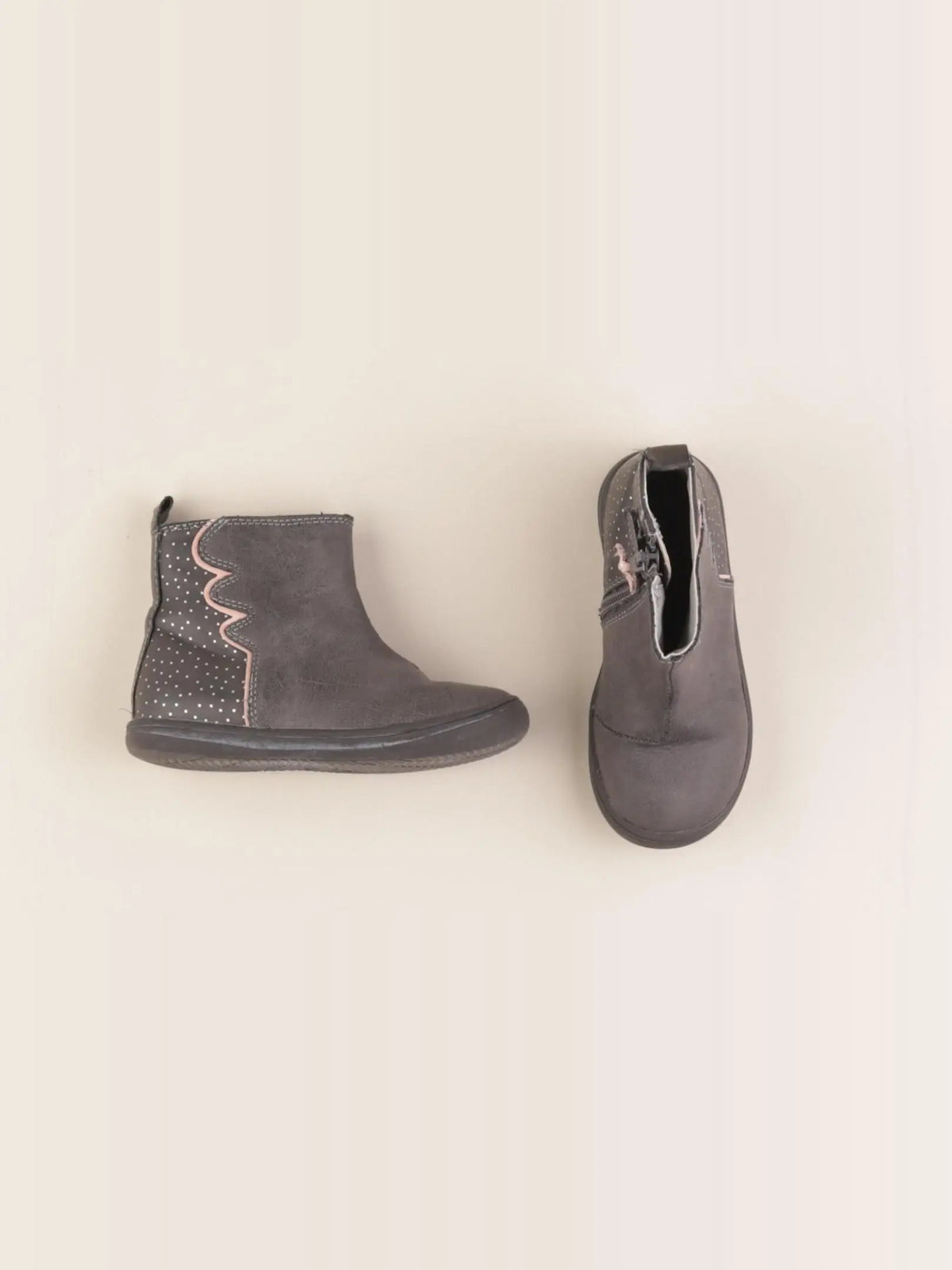 Vertbaudet - boots gris - pointure 25