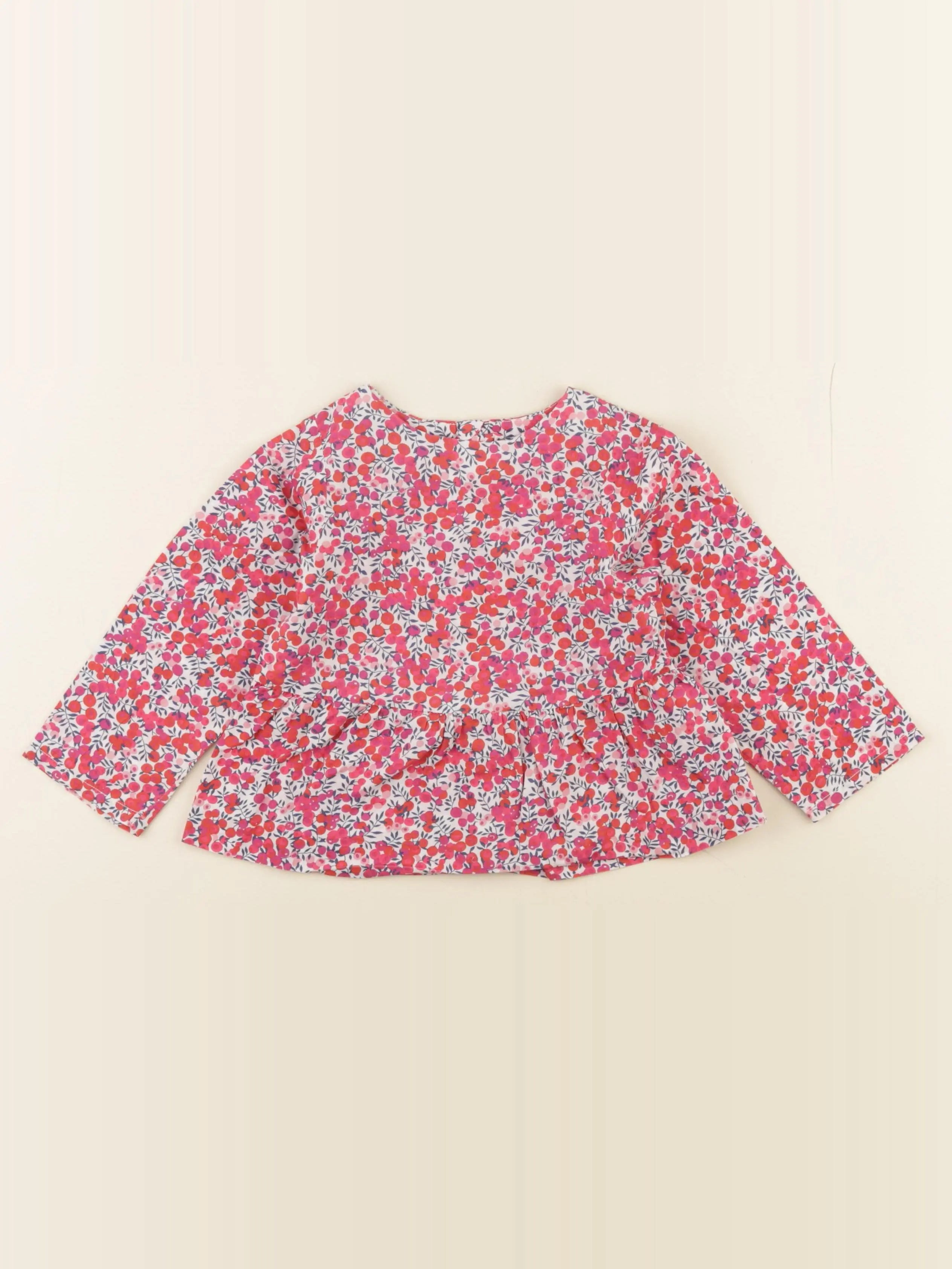 Jacadi - blouse liberty multicolore - 24 mois