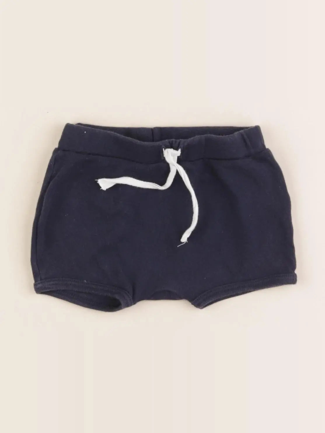 Petit Bateau - short bleu - 6 mois