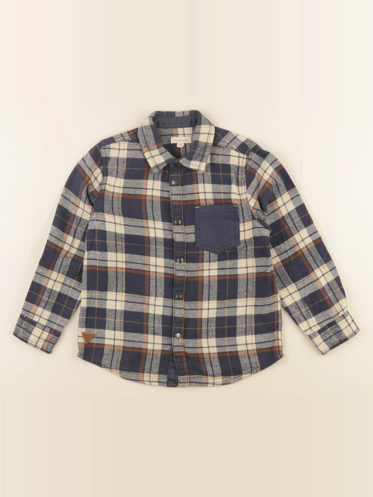 Vertbaudet - chemise bleu - 6 ans