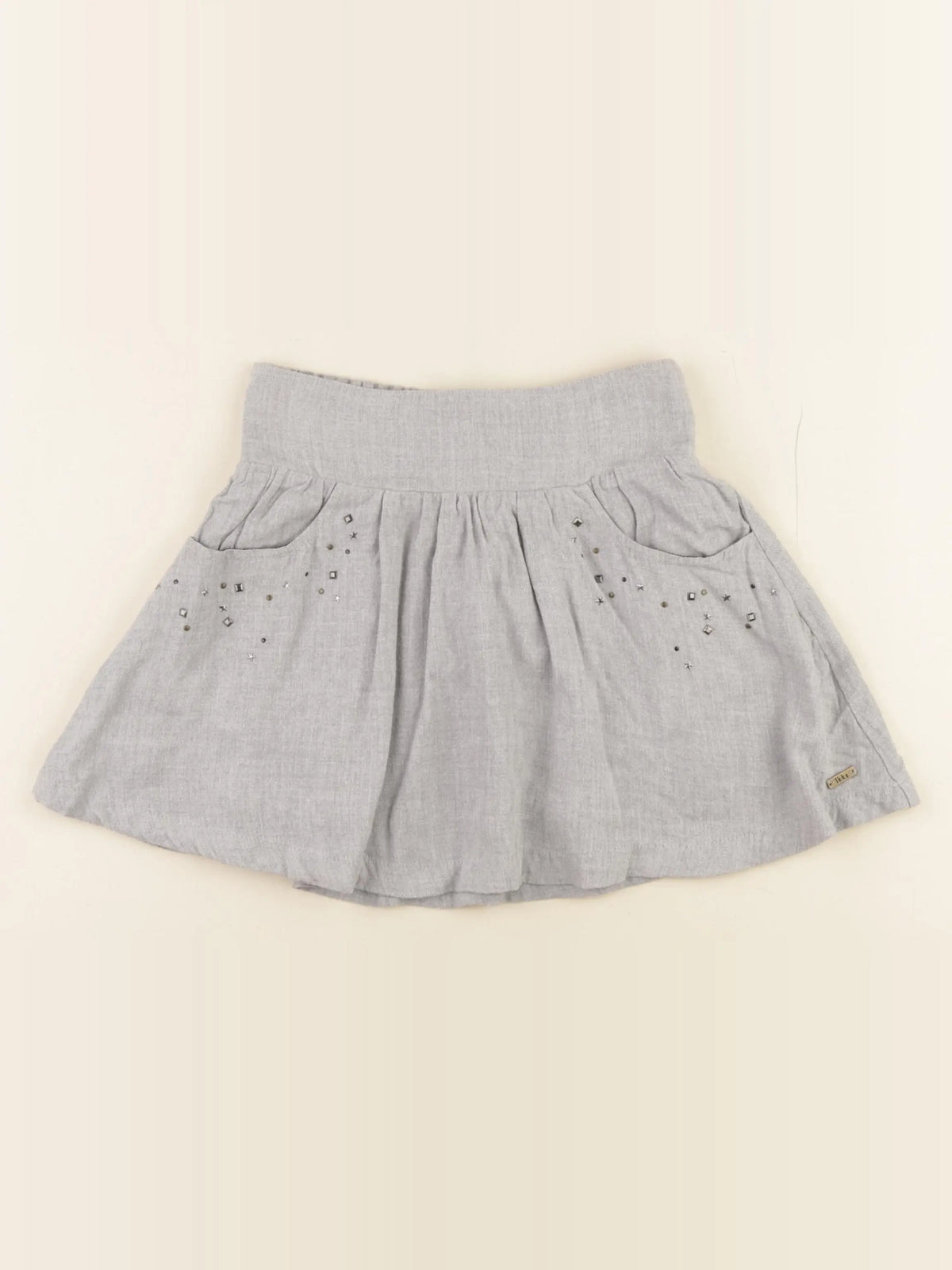 IKKS - jupe gris - 8 ans