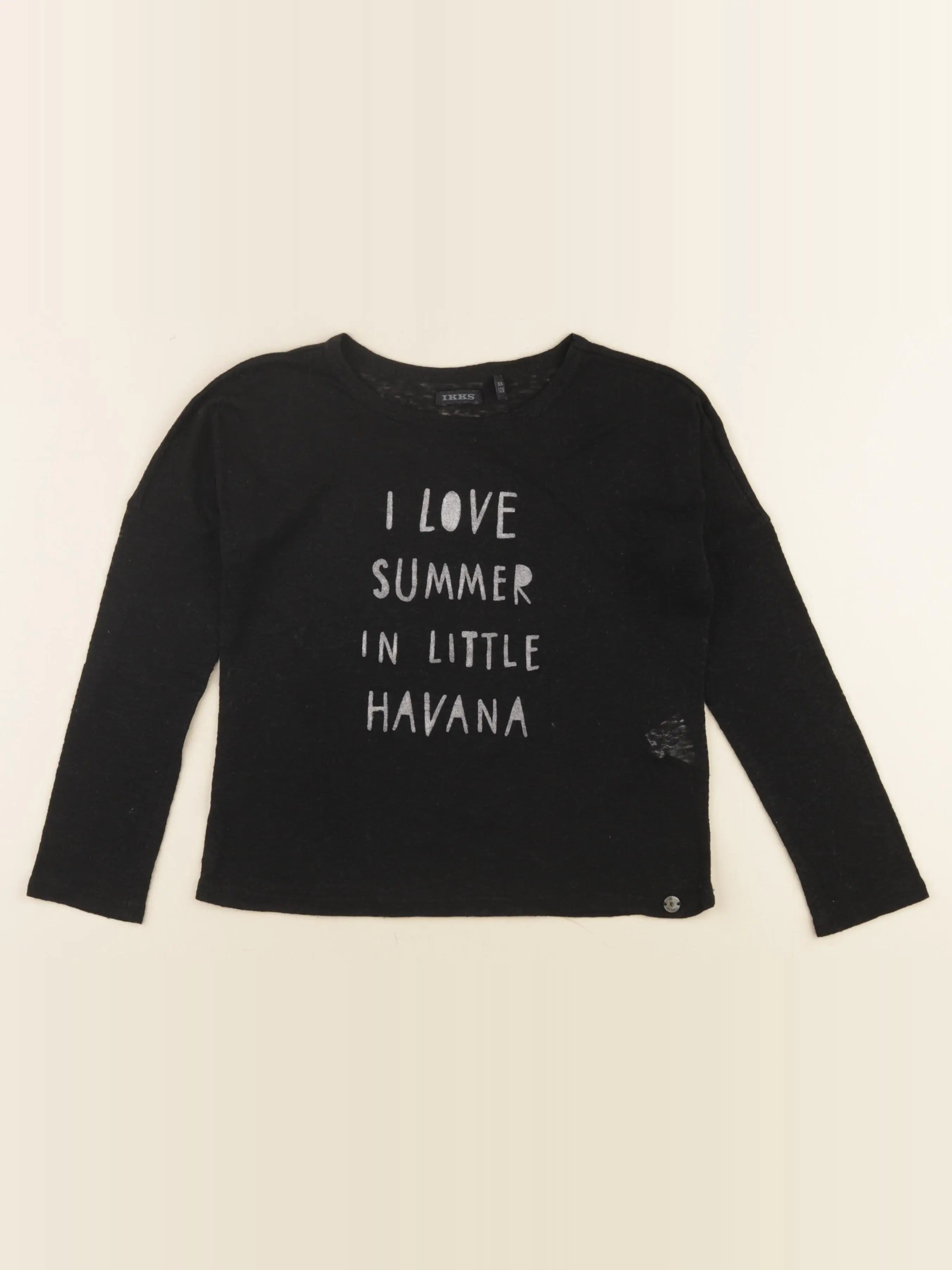 IKKS - tee-shirt noir - 8 ans