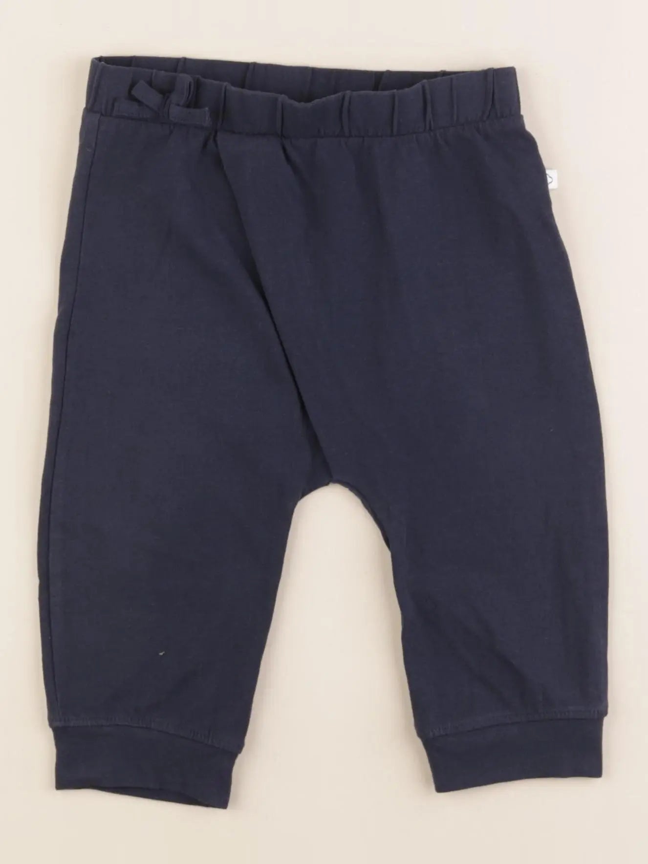 Vertbaudet - pantalon bleu - 12 mois