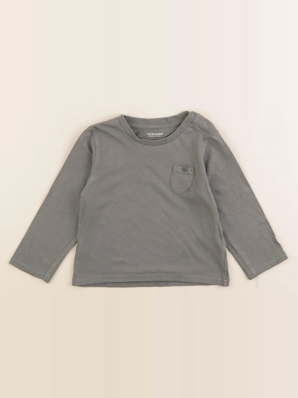 Vertbaudet - tee-shirt vert - 18 mois