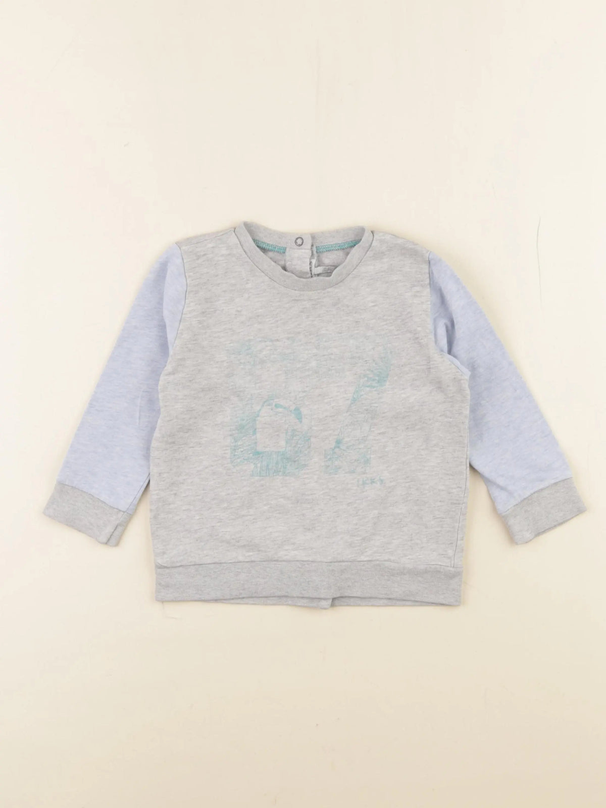 IKKS - tee-shirt gris - 18 mois