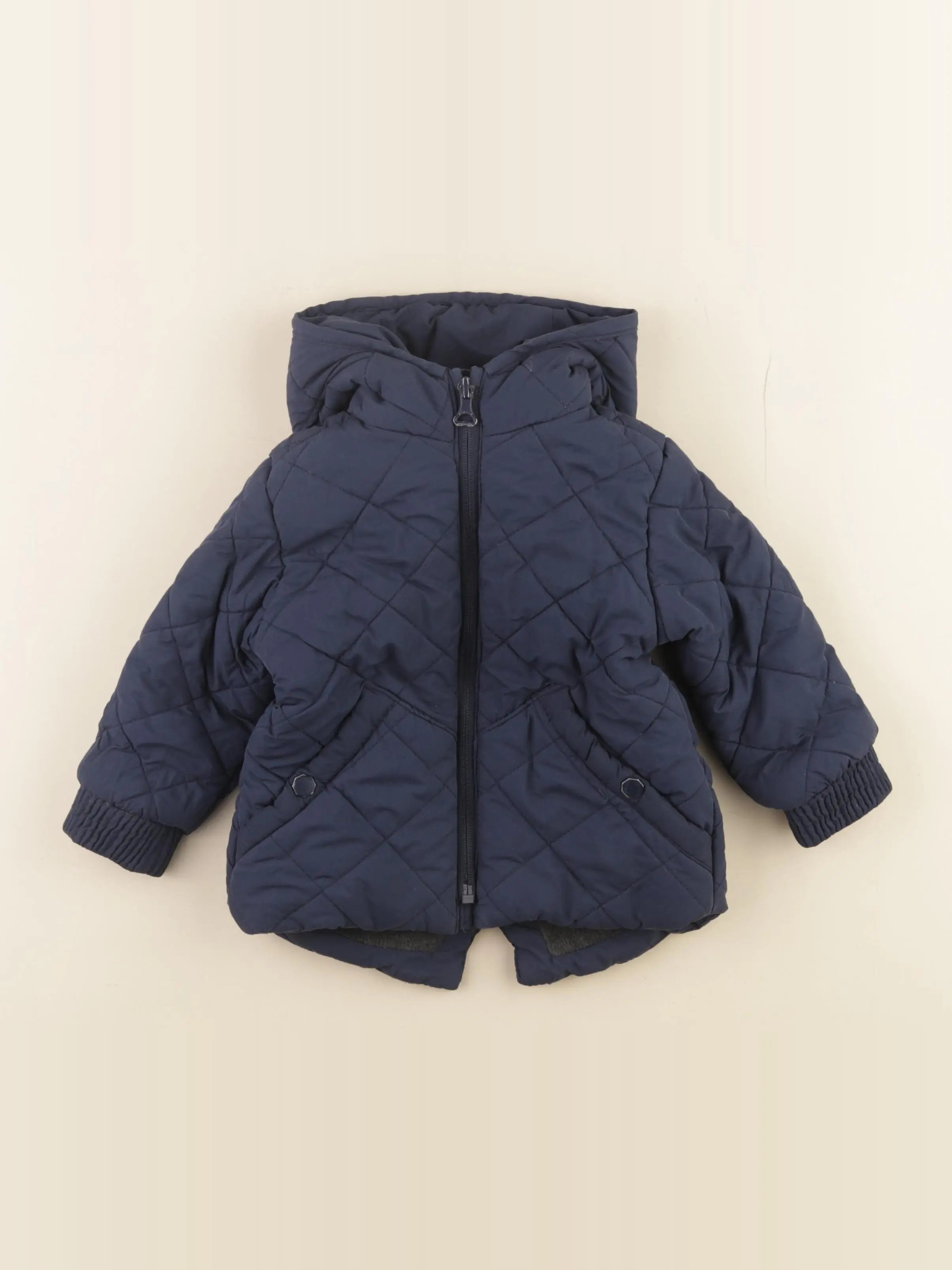 Zara - doudoune bleu - 9/12 mois