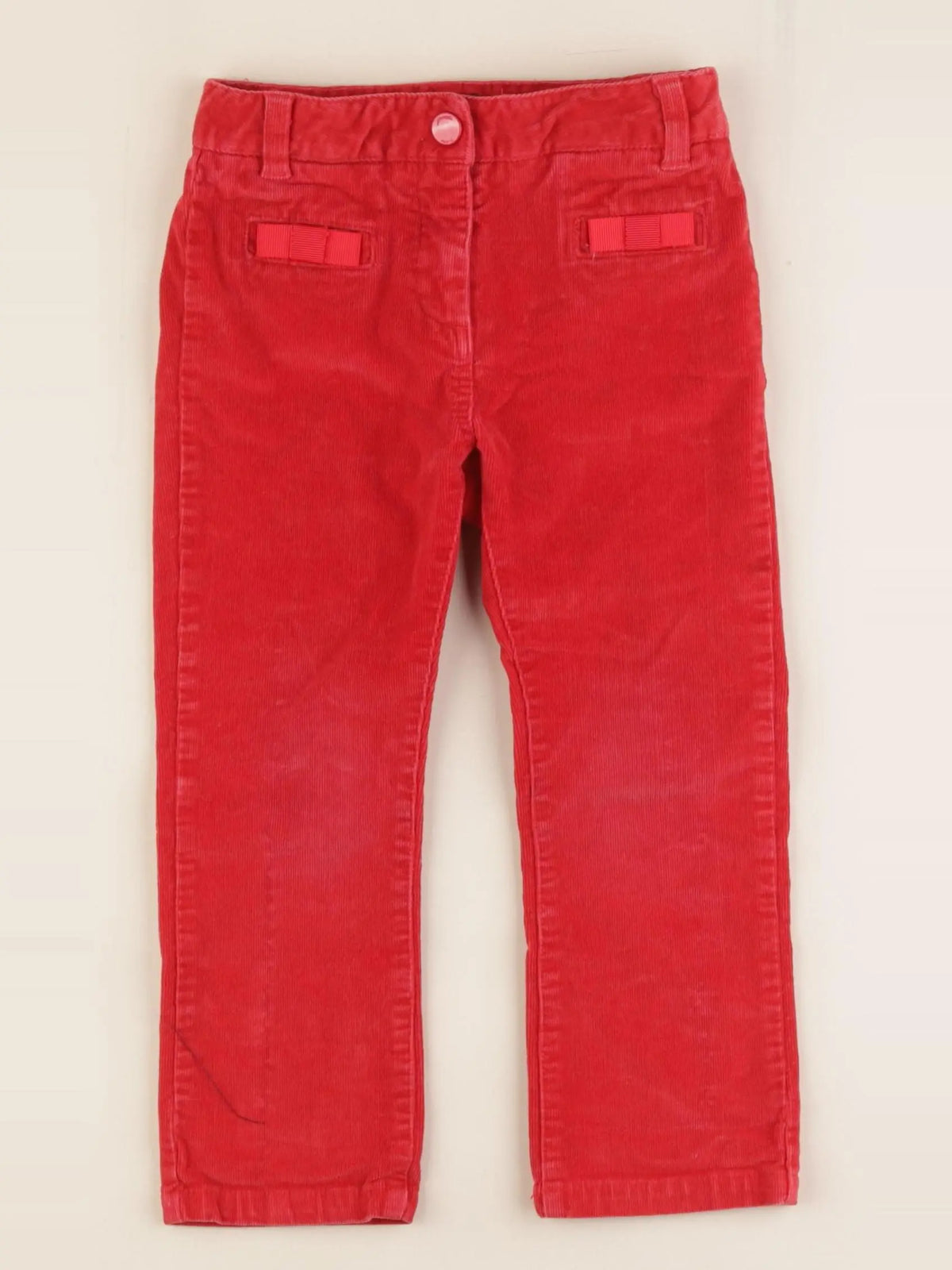 Jacadi - pantalon rouge - 36 mois