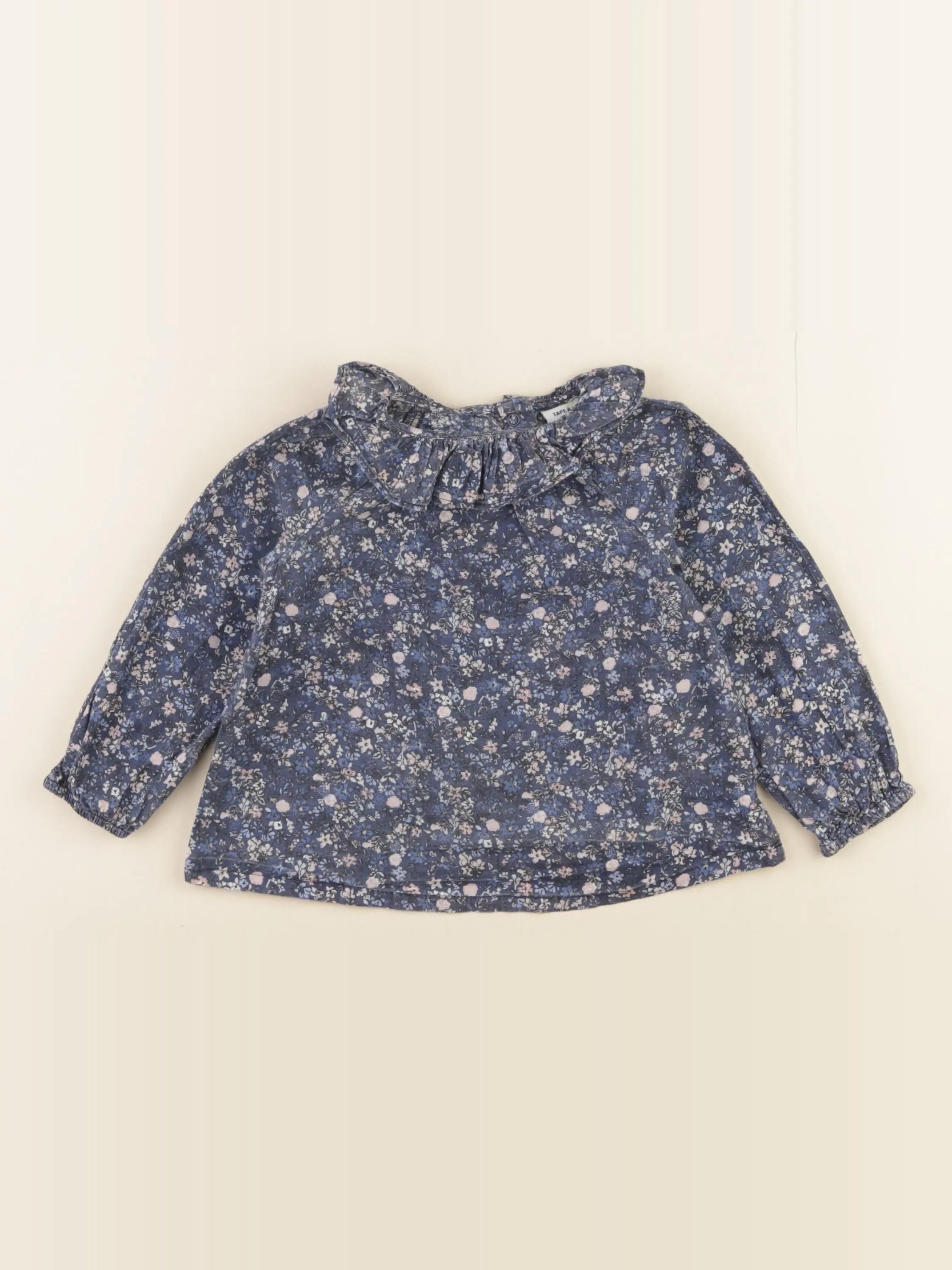 Tape à l'oeil - blouse bleu - 18 mois