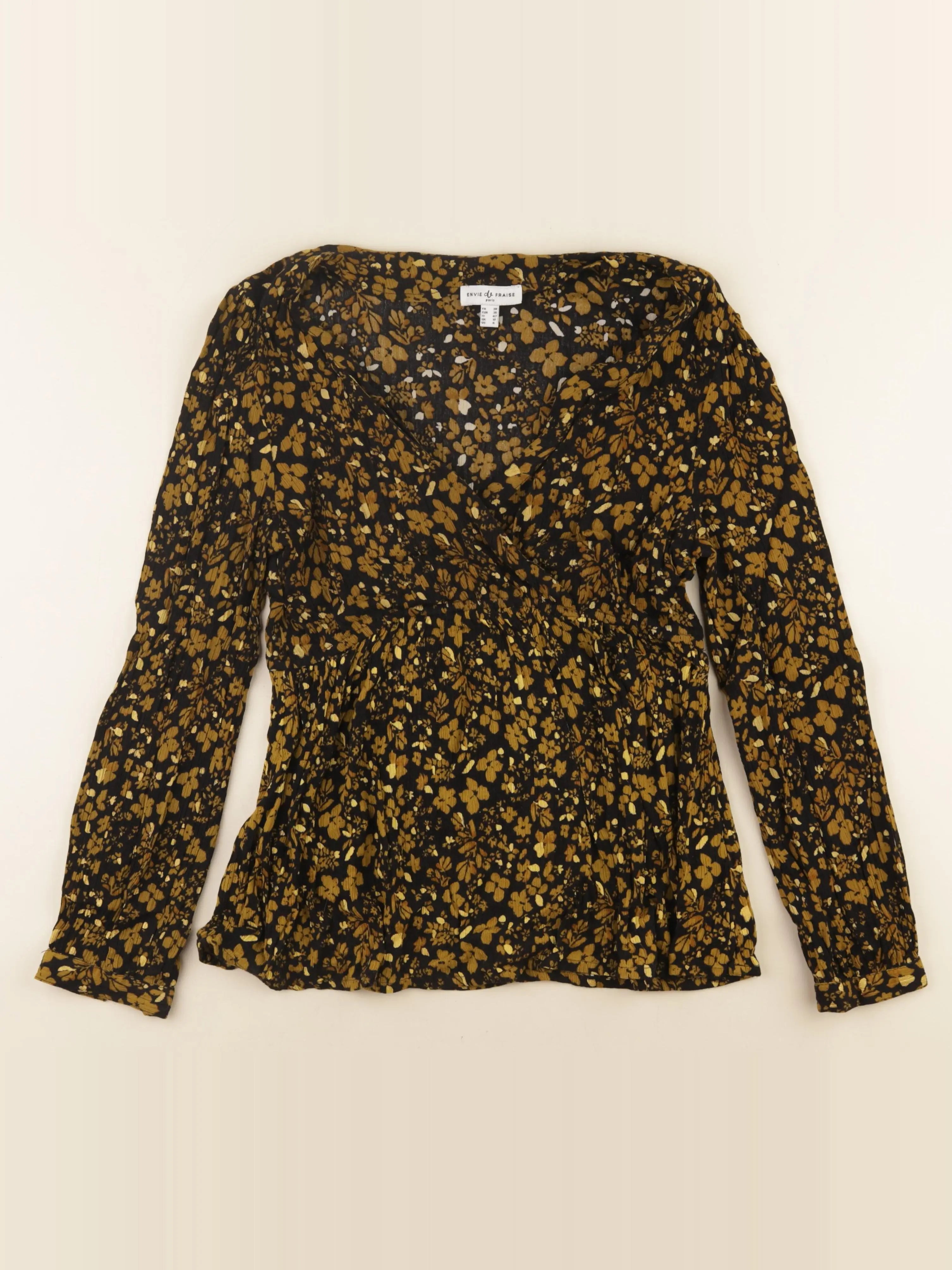 Envie de fraise - blouse grossesse noir, or - 38