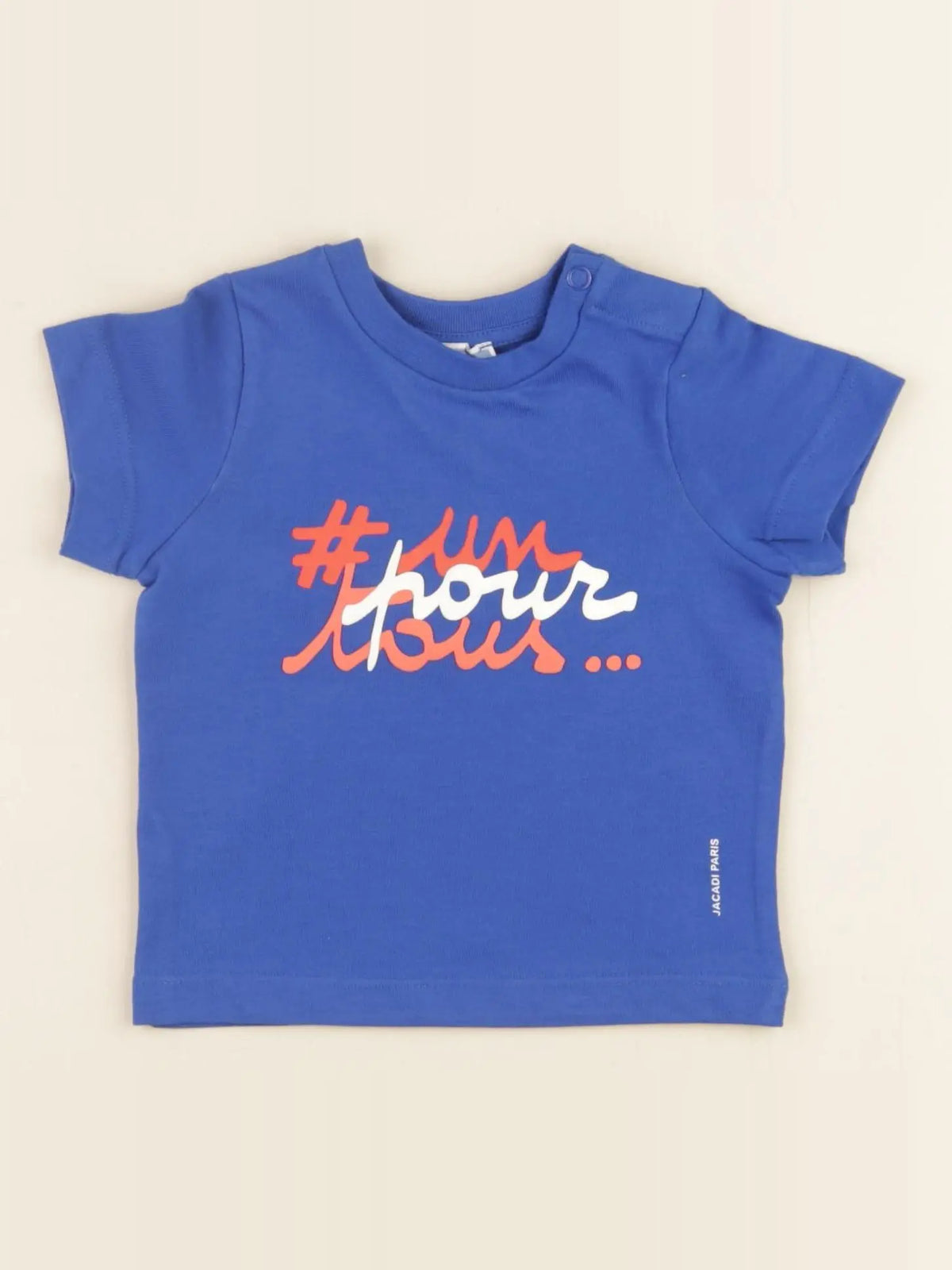 Jacadi - tee-shirt bleu - 6 mois
