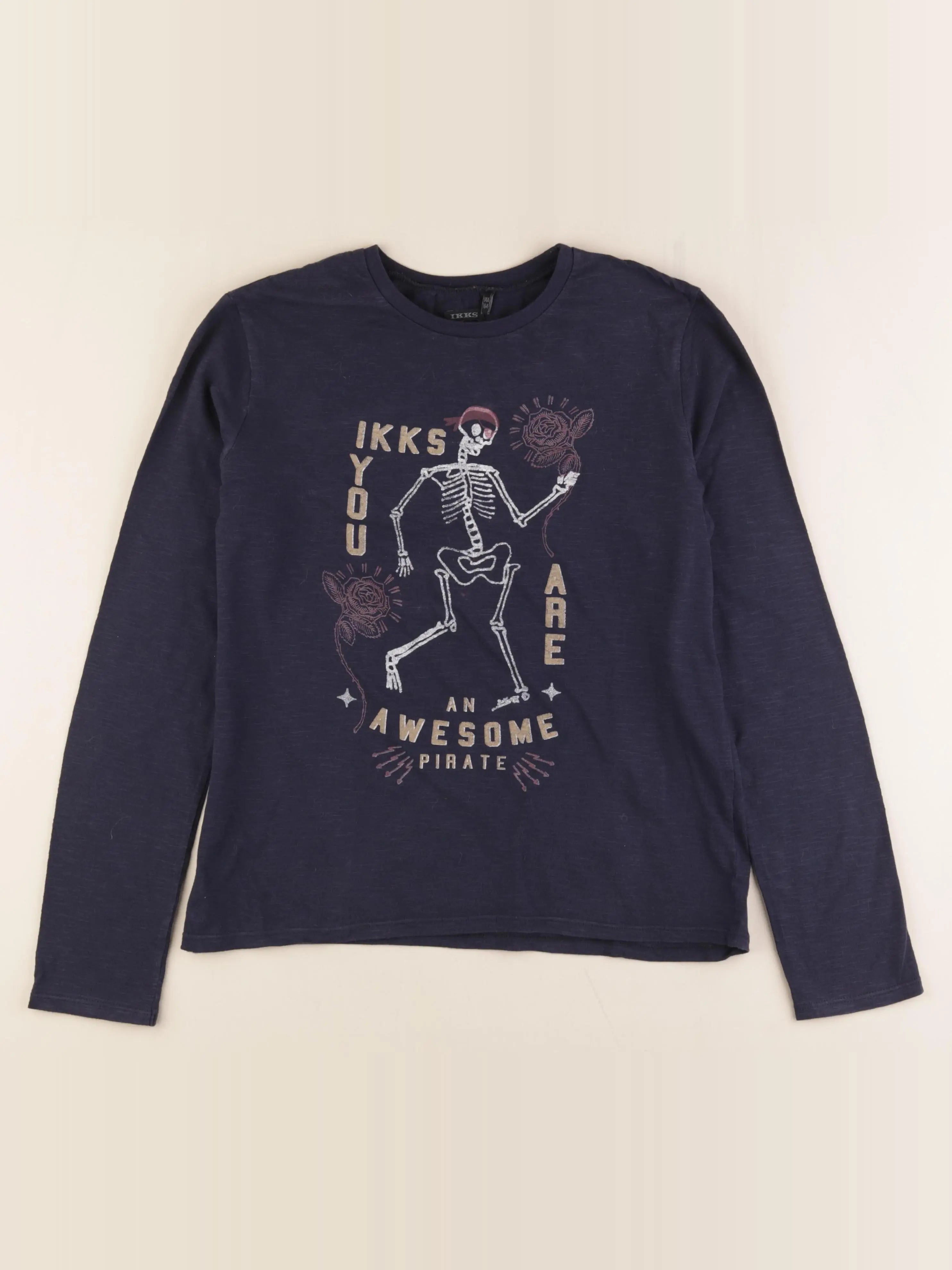 IKKS - tee-shirt bleu - 14 ans