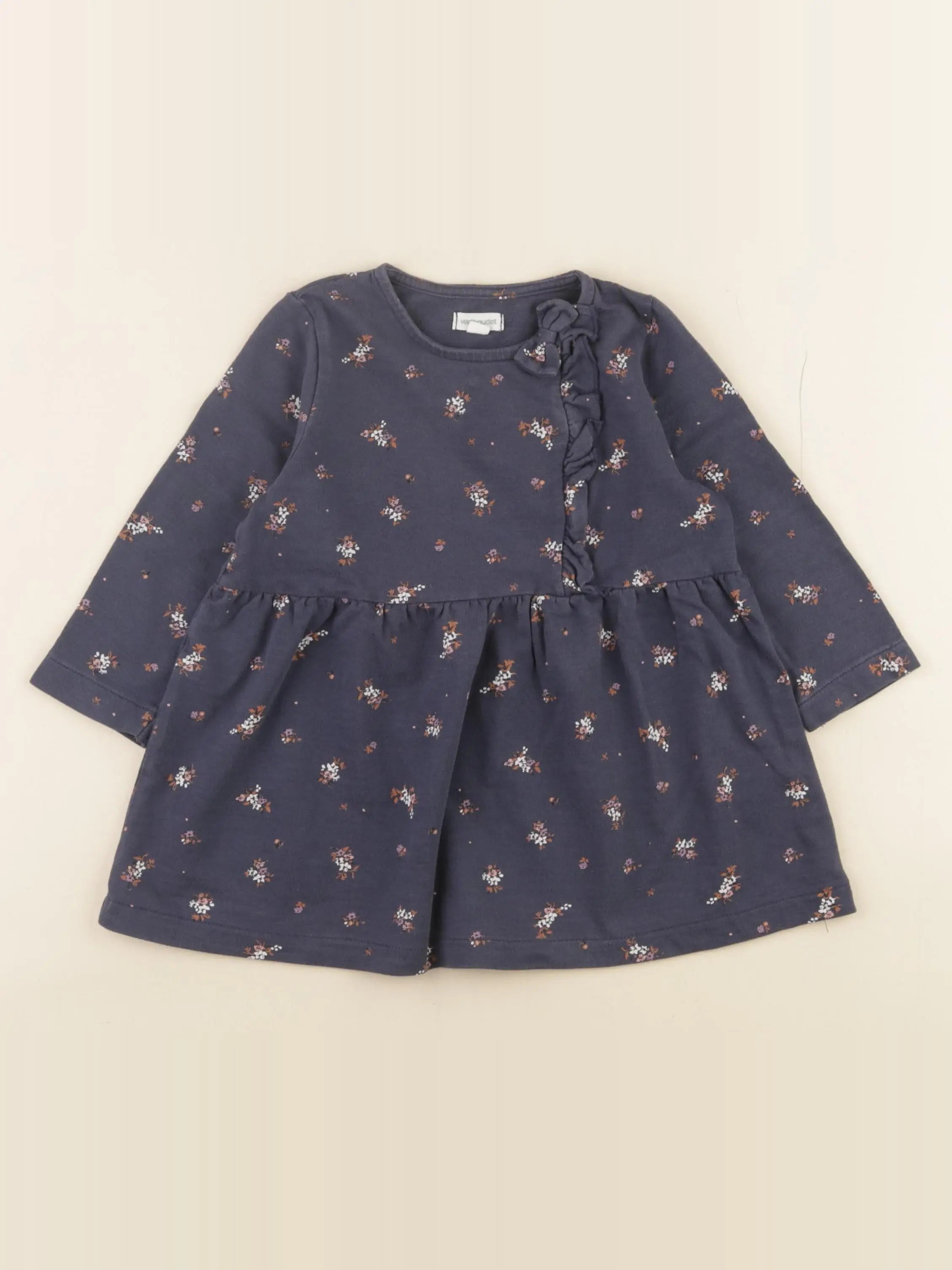 Vertbaudet - robe bleu - 24 mois