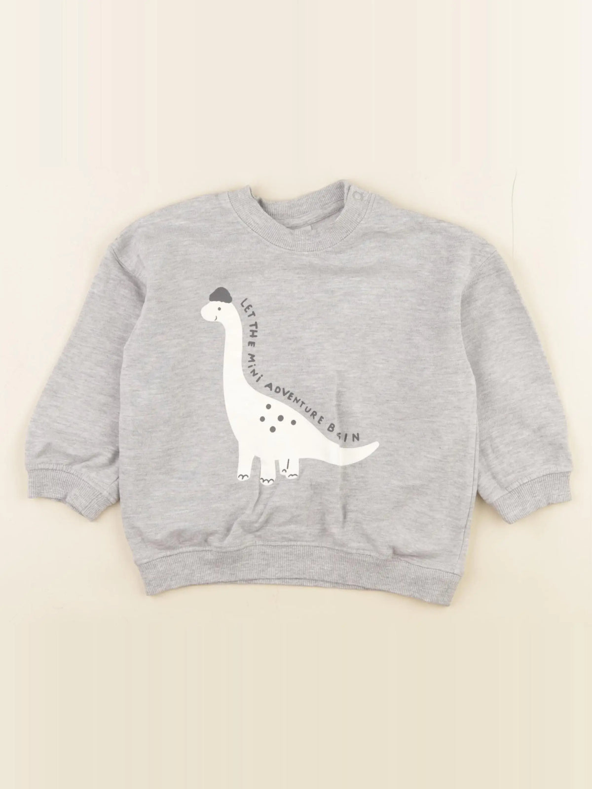 H&M - sweat gris - 12/18 mois
