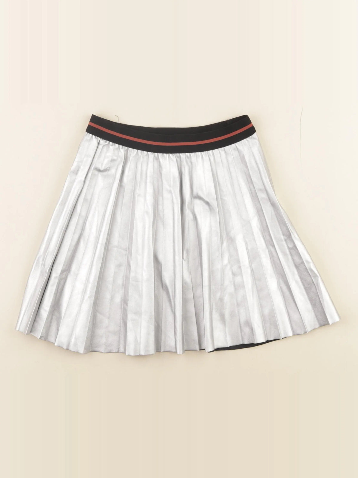 IKKS - jupe argent - 8 ans