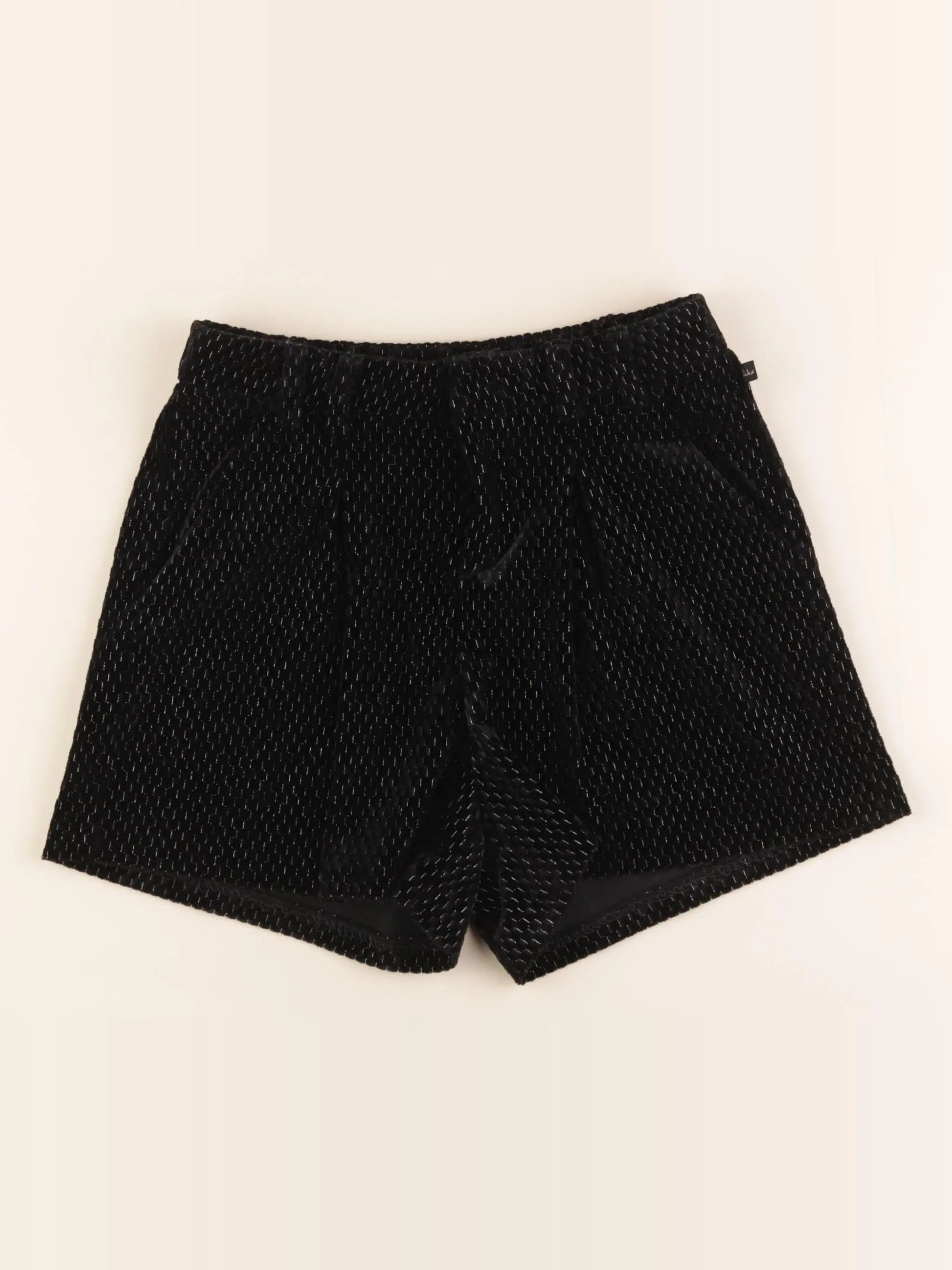 IKKS - short argent, noir - 10 ans