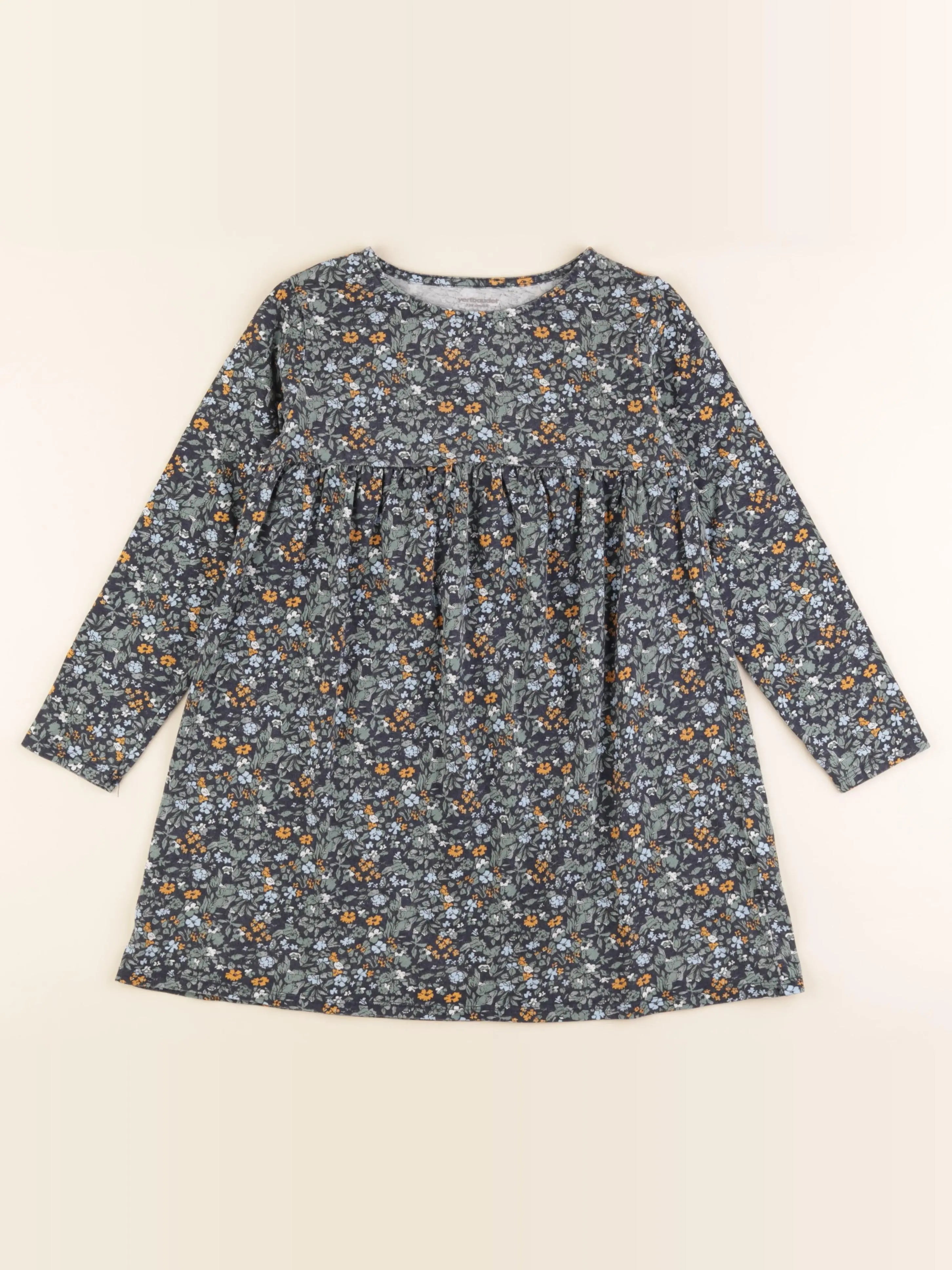 Vertbaudet - robe multicolore - 8 ans