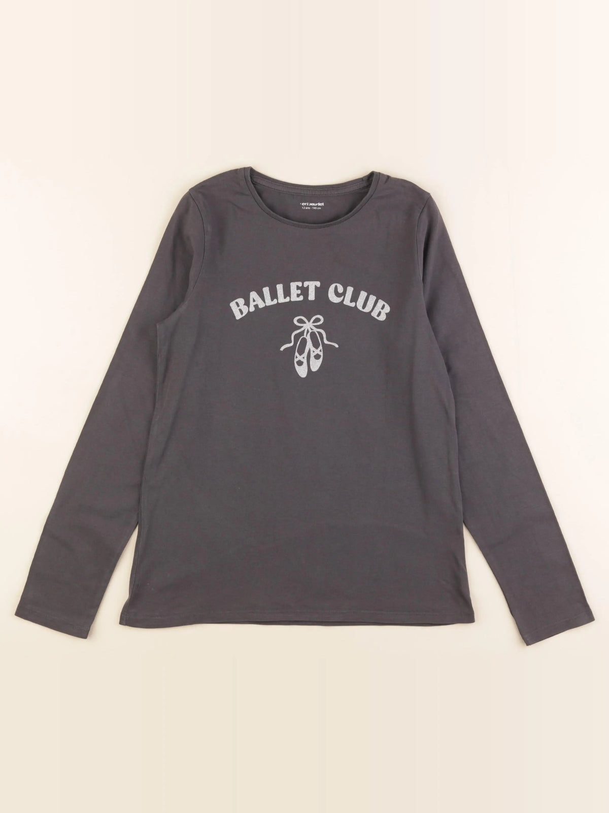 Vertbaudet - tee-shirt gris - 10 ans
