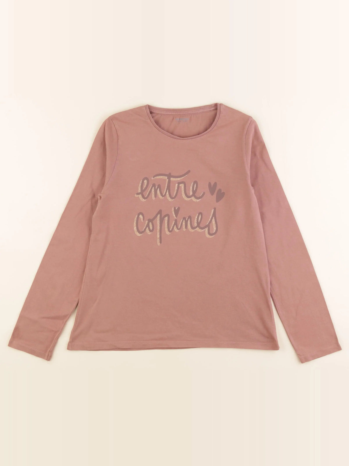 Vertbaudet - tee-shirt rose - 10 ans