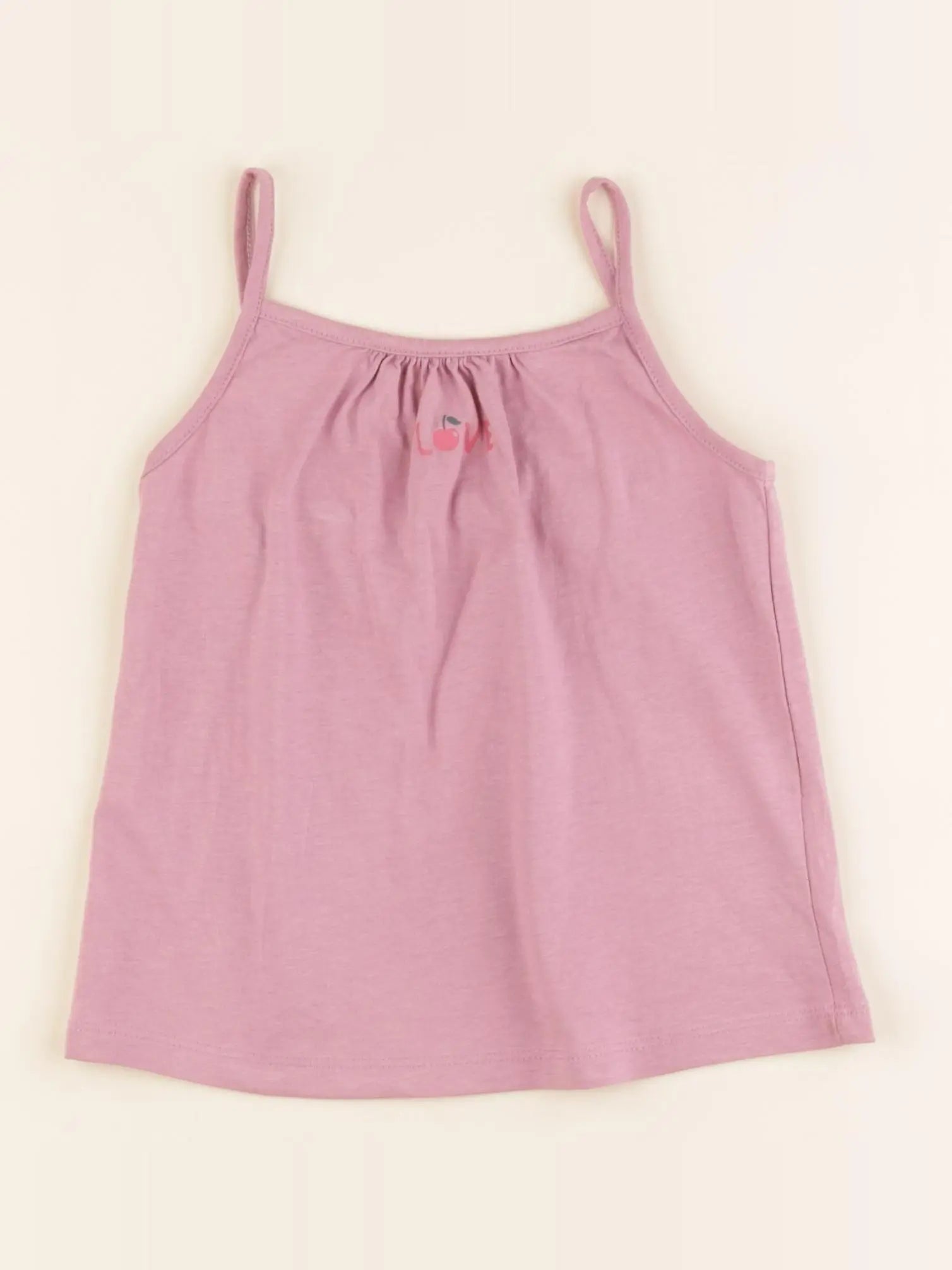 Vertbaudet - débardeur rose - 4 ans