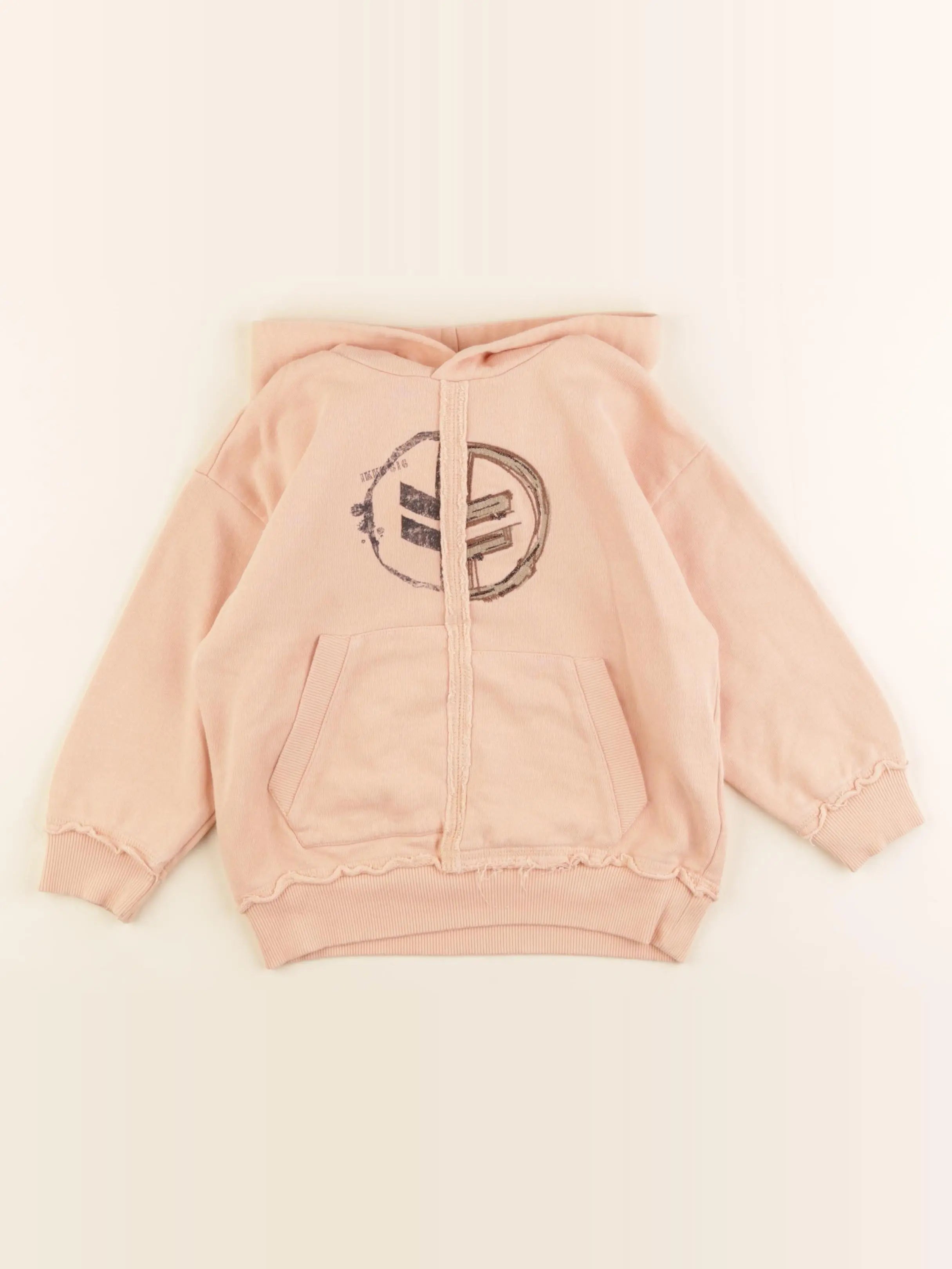 IKKS - sweat orange - 3 ans