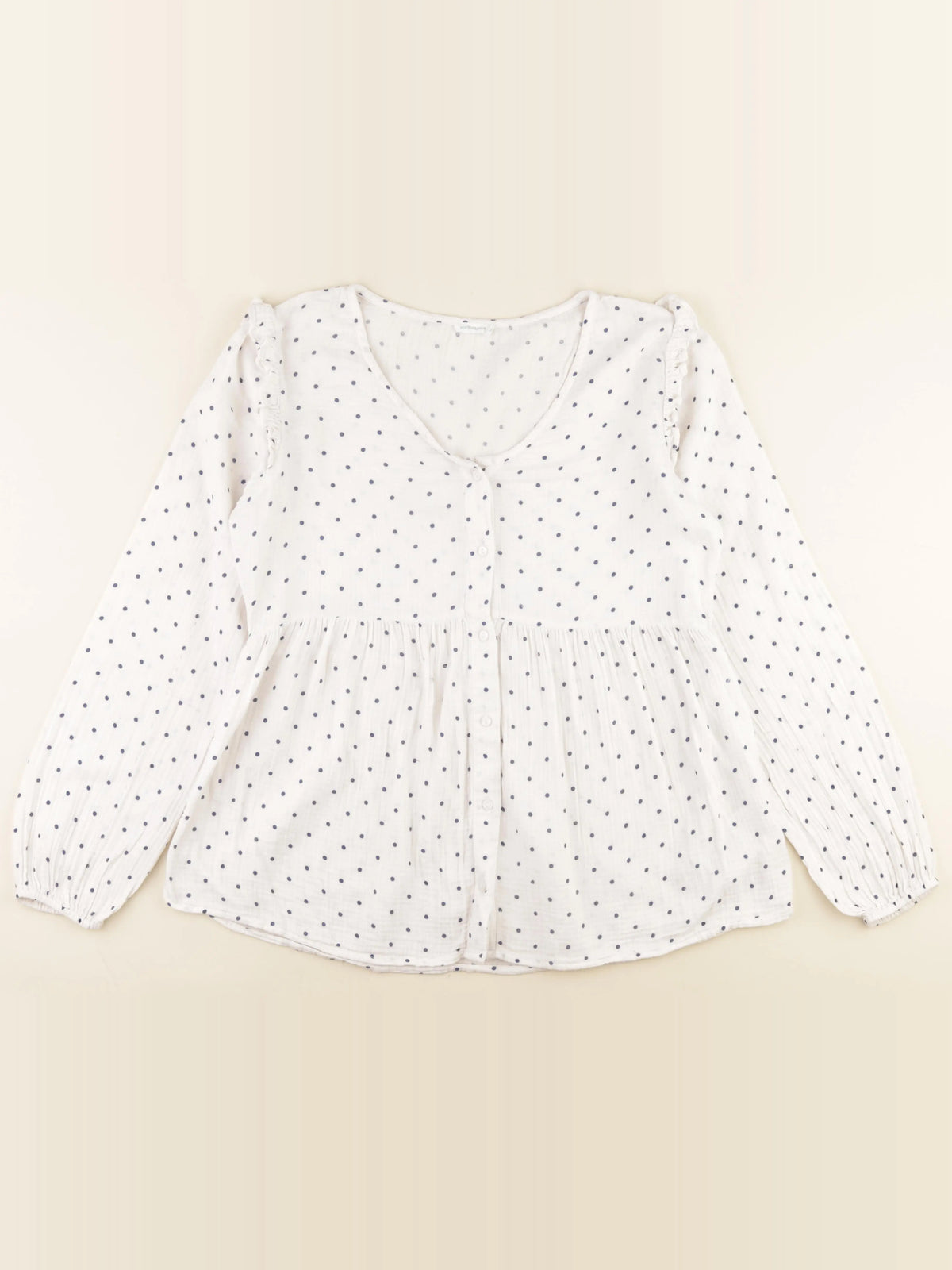 Vertbaudet - blouse grossesse blanc, bleu - 38