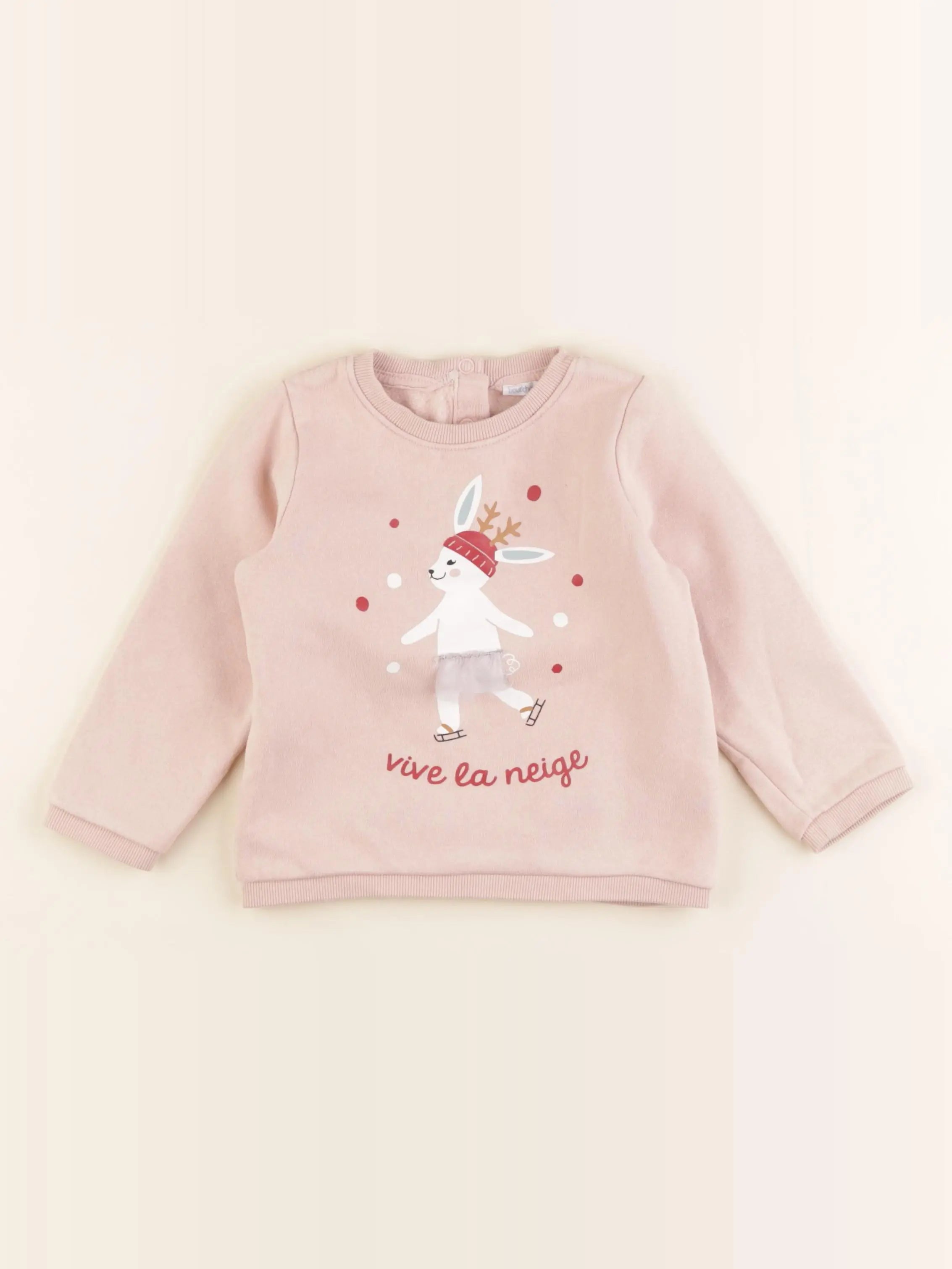 Boutchou - sweat rose - 36 mois