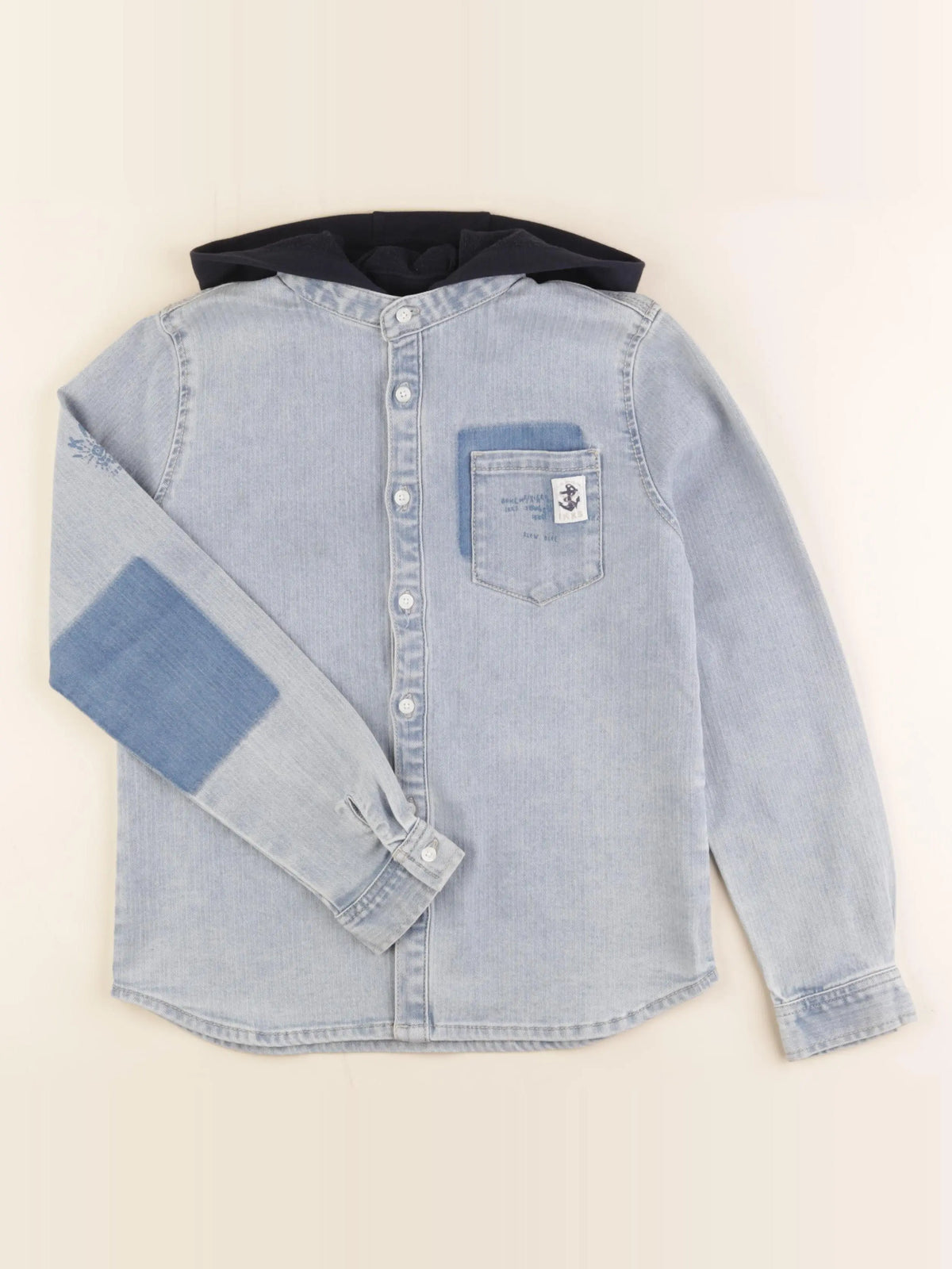 IKKS - chemise bleu - 10 ans
