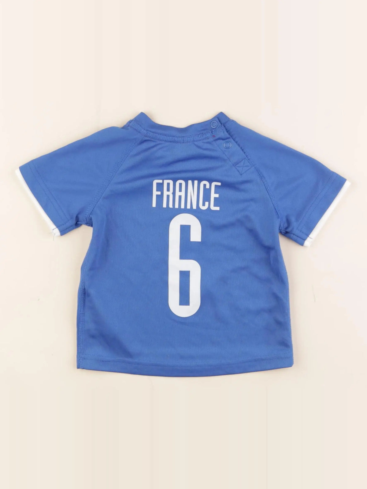 H&M - tee-shirt imprimé au dos bleu - 4/6 mois