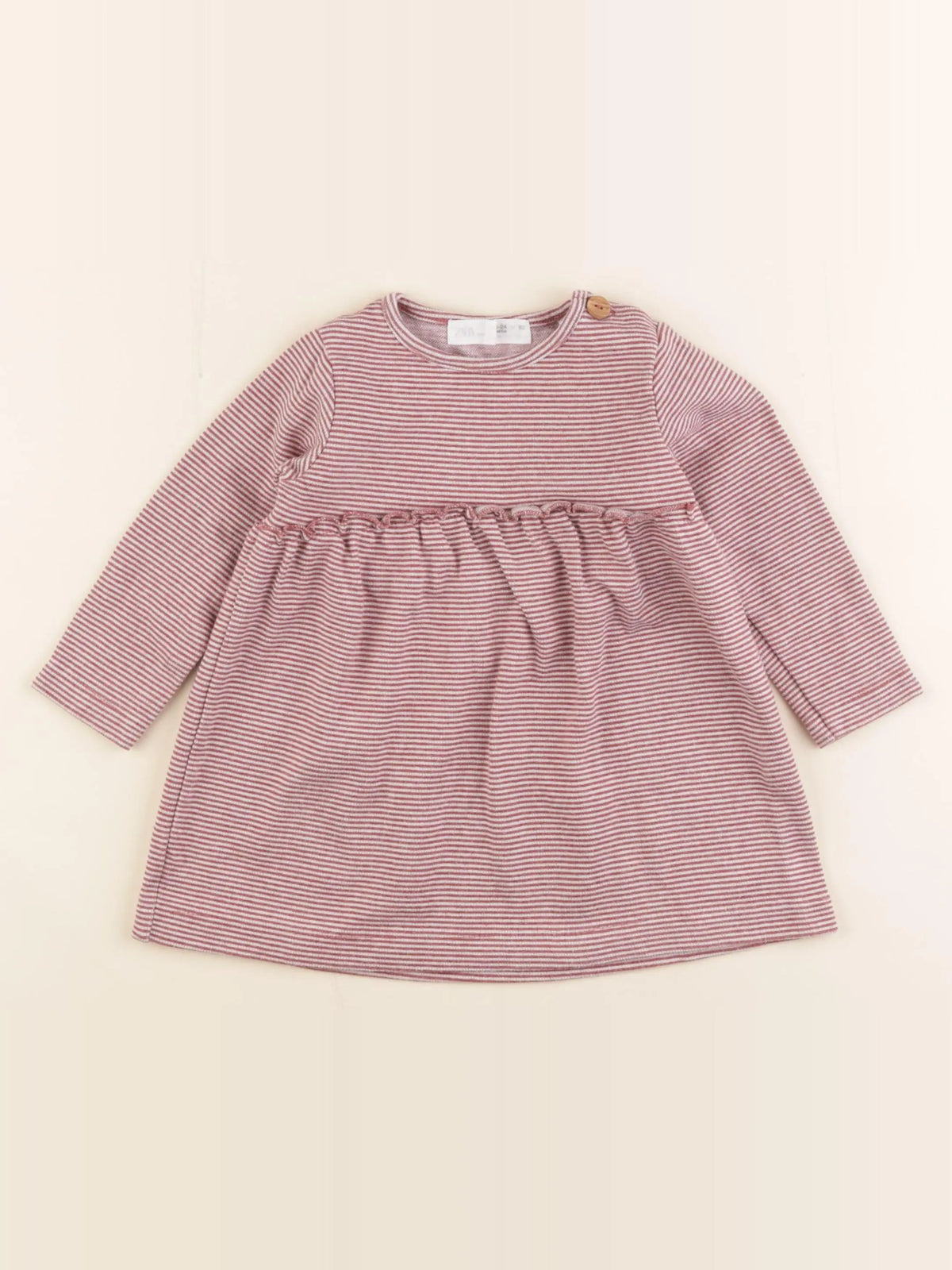 Zara - robe marron - 18/24 mois