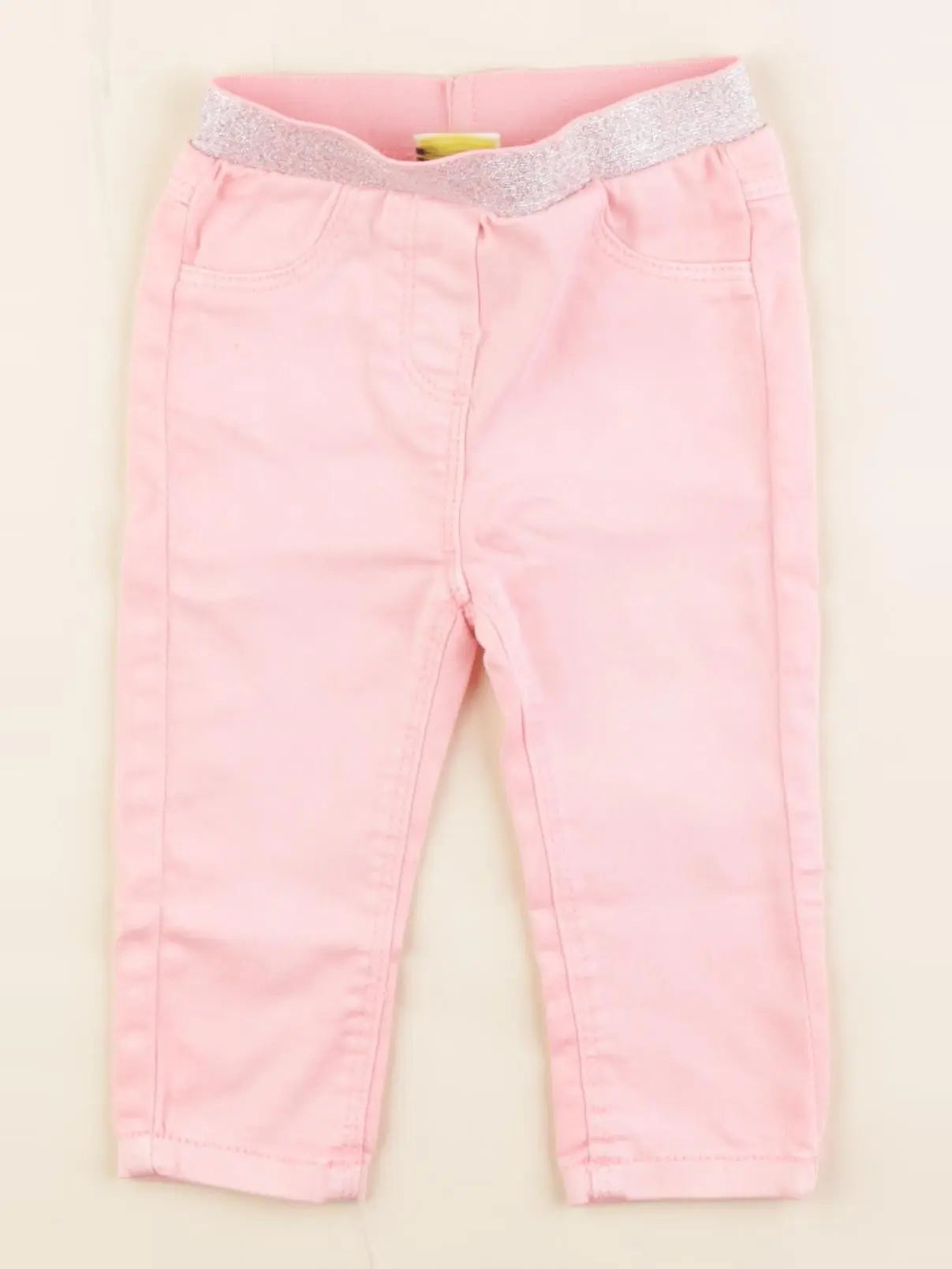 Tape à l'oeil - jegging rose fluo - 9 mois