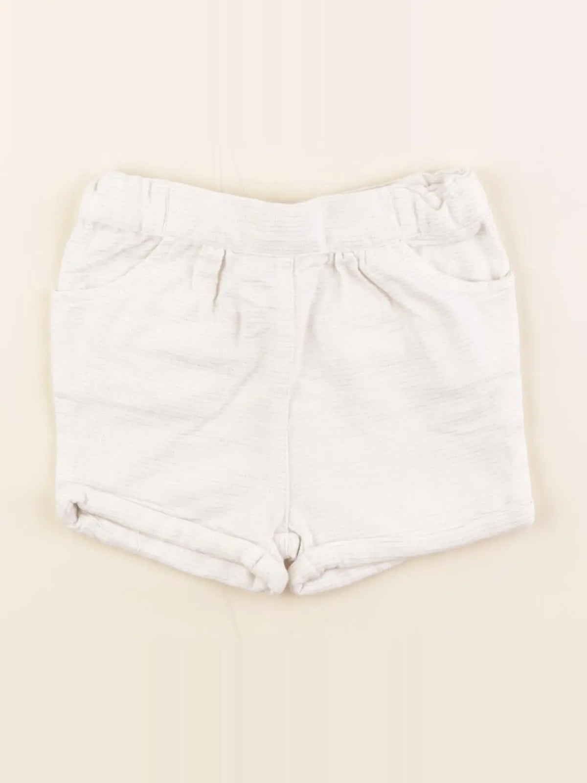 Tape à l'oeil - short beige, or - 18 mois